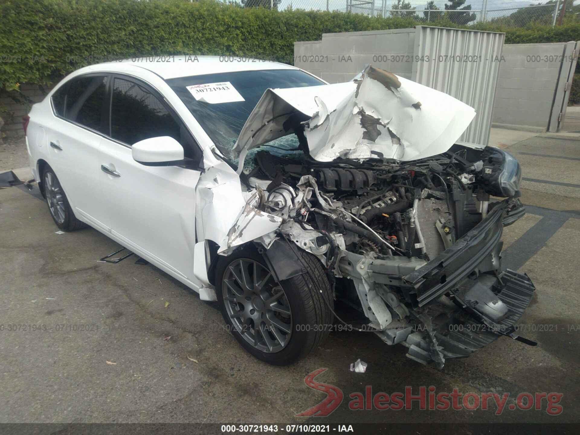 3N1AB7AP2HL660447 2017 NISSAN SENTRA