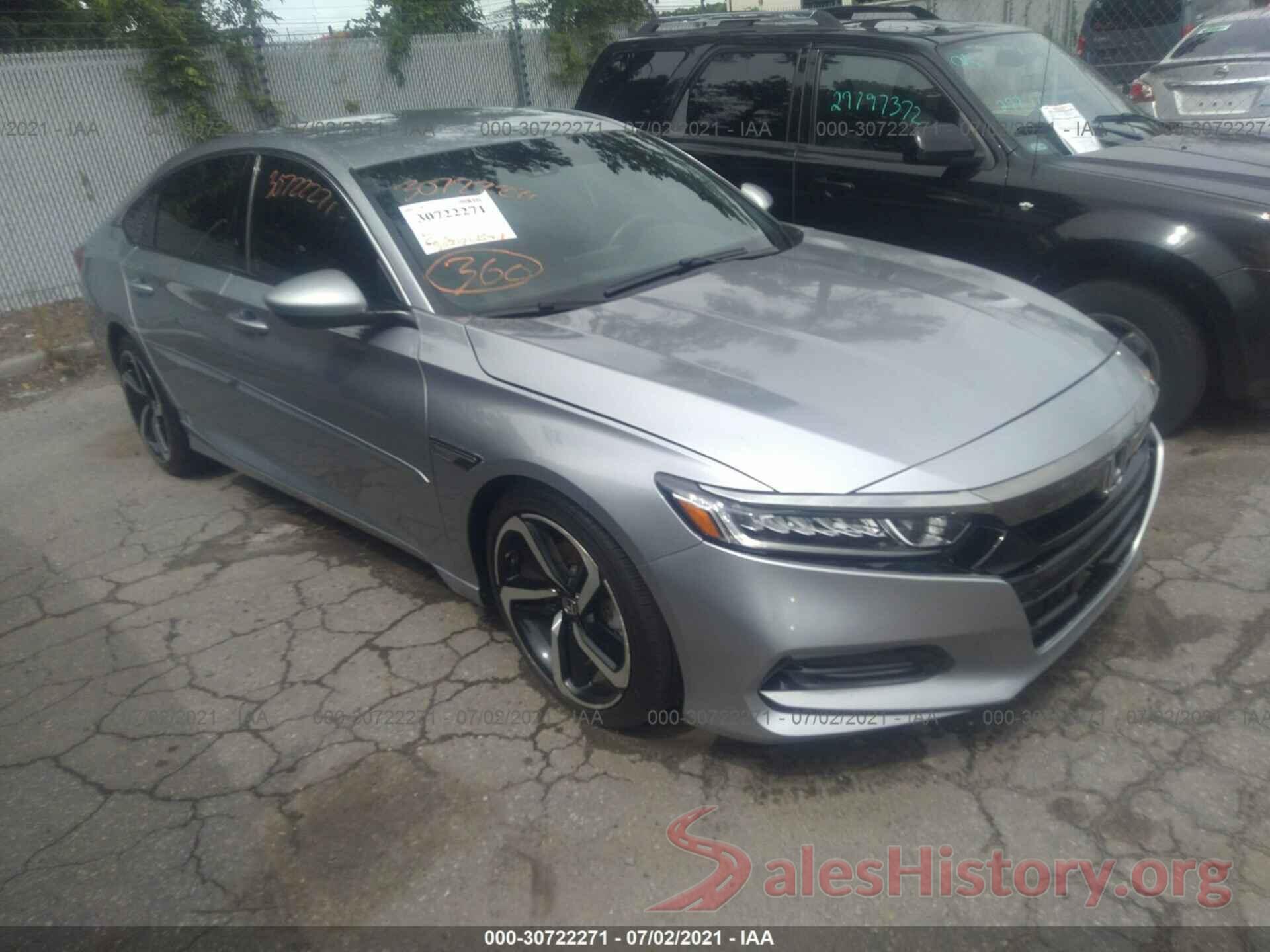 1HGCV1F35KA118288 2019 HONDA ACCORD SEDAN