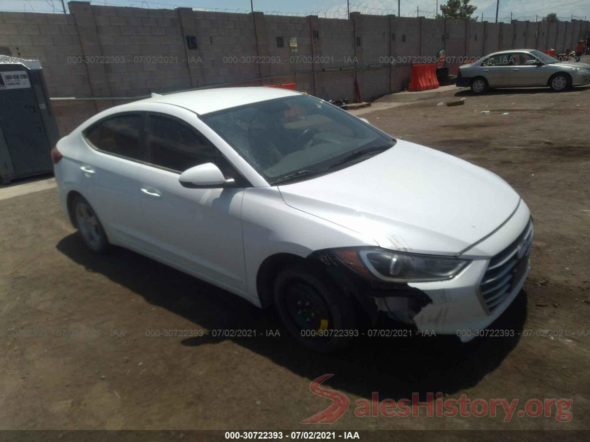 5NPD84LF5HH098541 2017 HYUNDAI ELANTRA