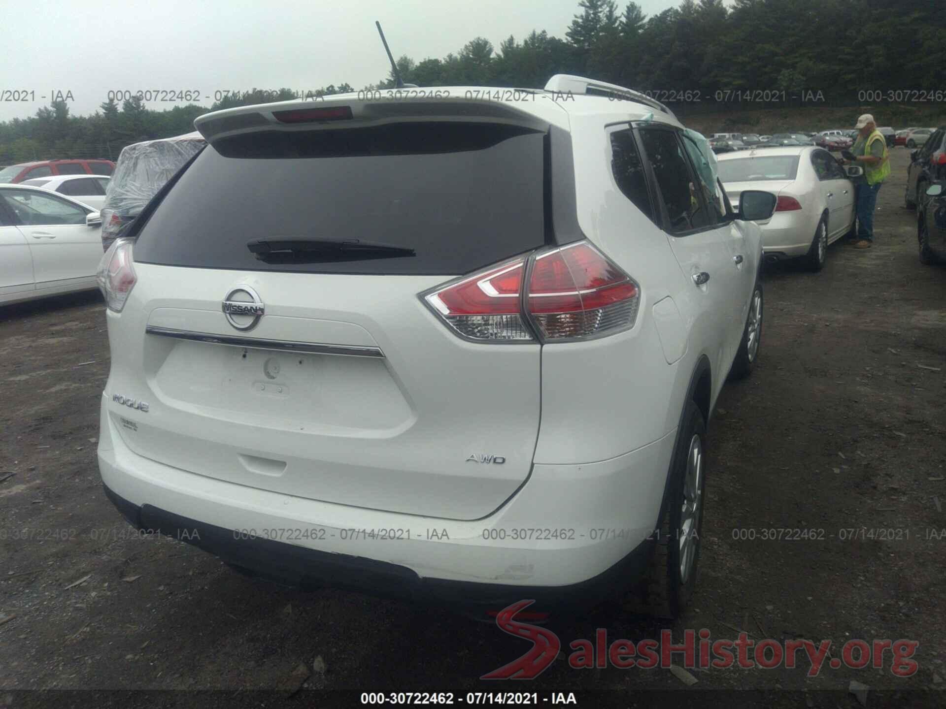 KNMAT2MVXGP729055 2016 NISSAN ROGUE