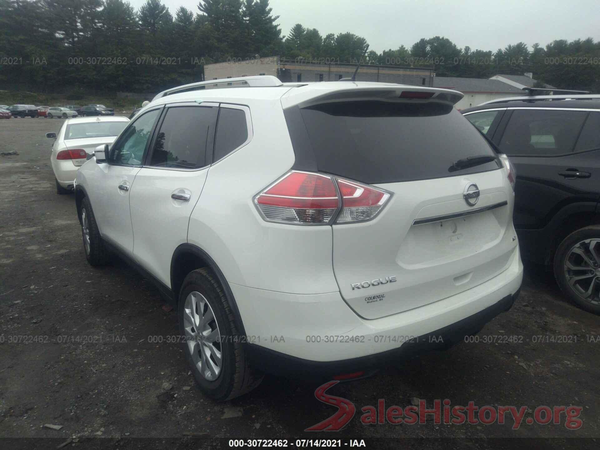 KNMAT2MVXGP729055 2016 NISSAN ROGUE