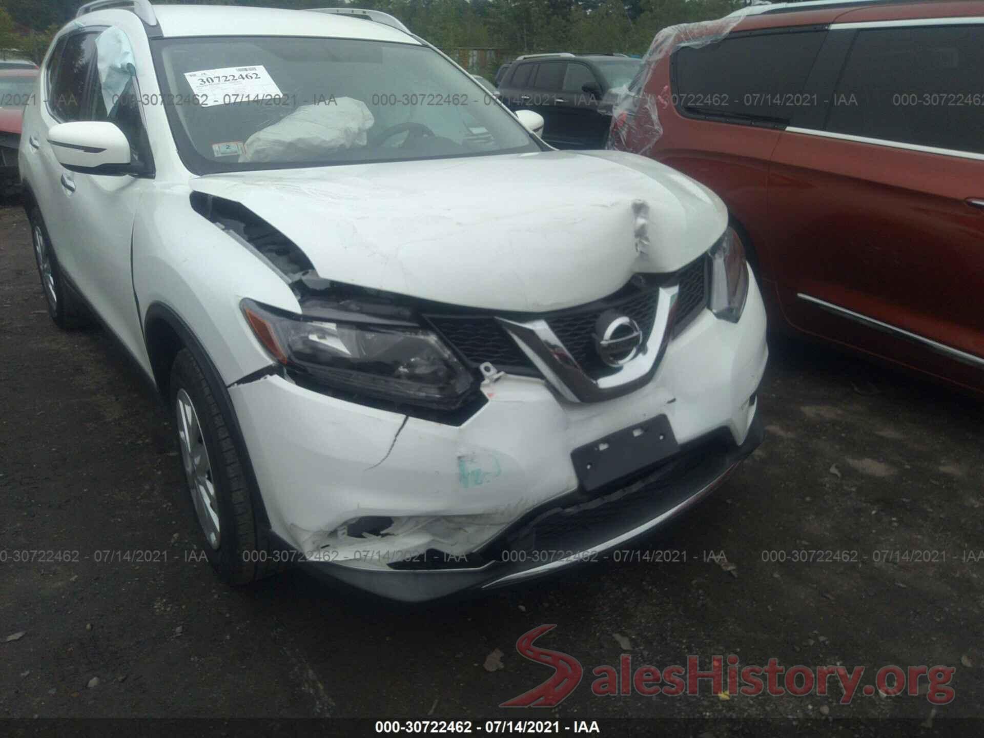 KNMAT2MVXGP729055 2016 NISSAN ROGUE