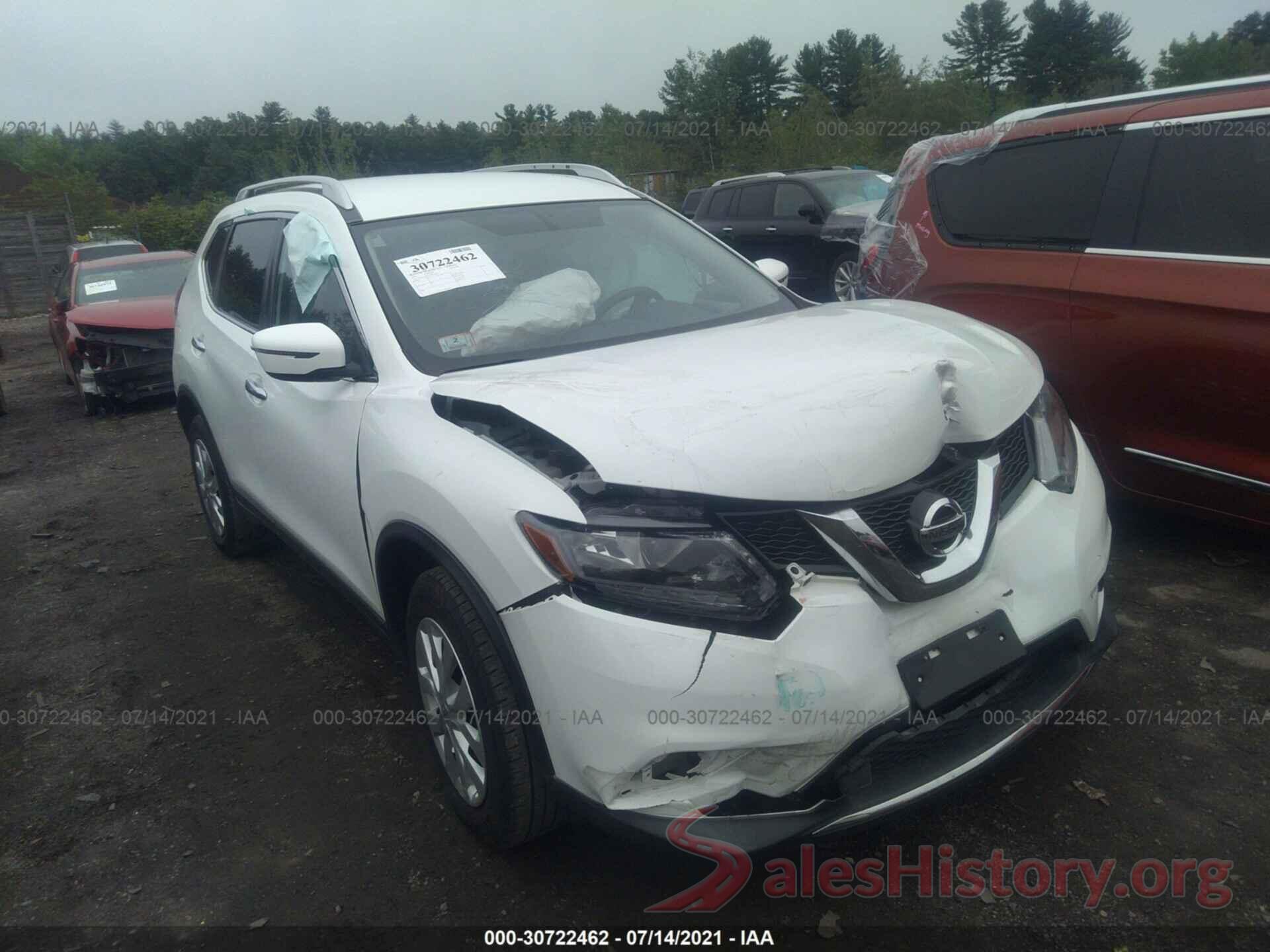 KNMAT2MVXGP729055 2016 NISSAN ROGUE