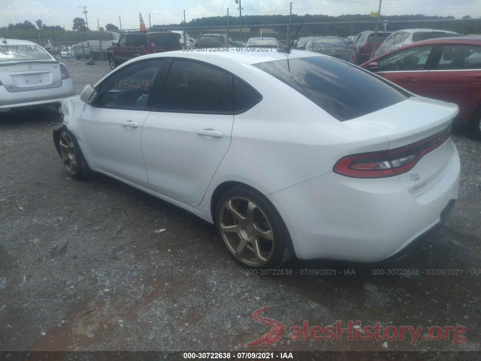 1C3CDFEB9GD585067 2016 DODGE DART