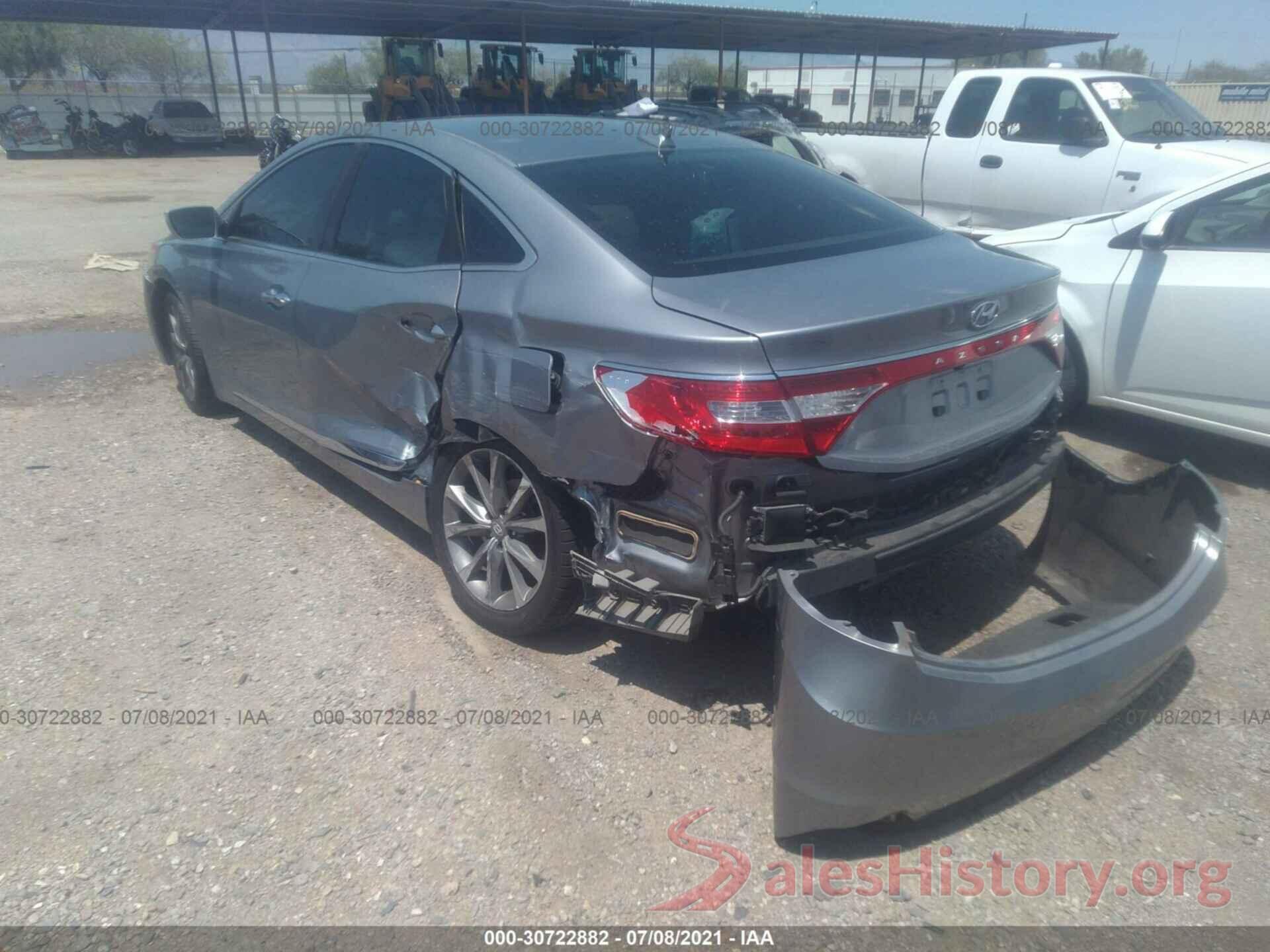 KMHFG4JG7GA505607 2016 HYUNDAI AZERA