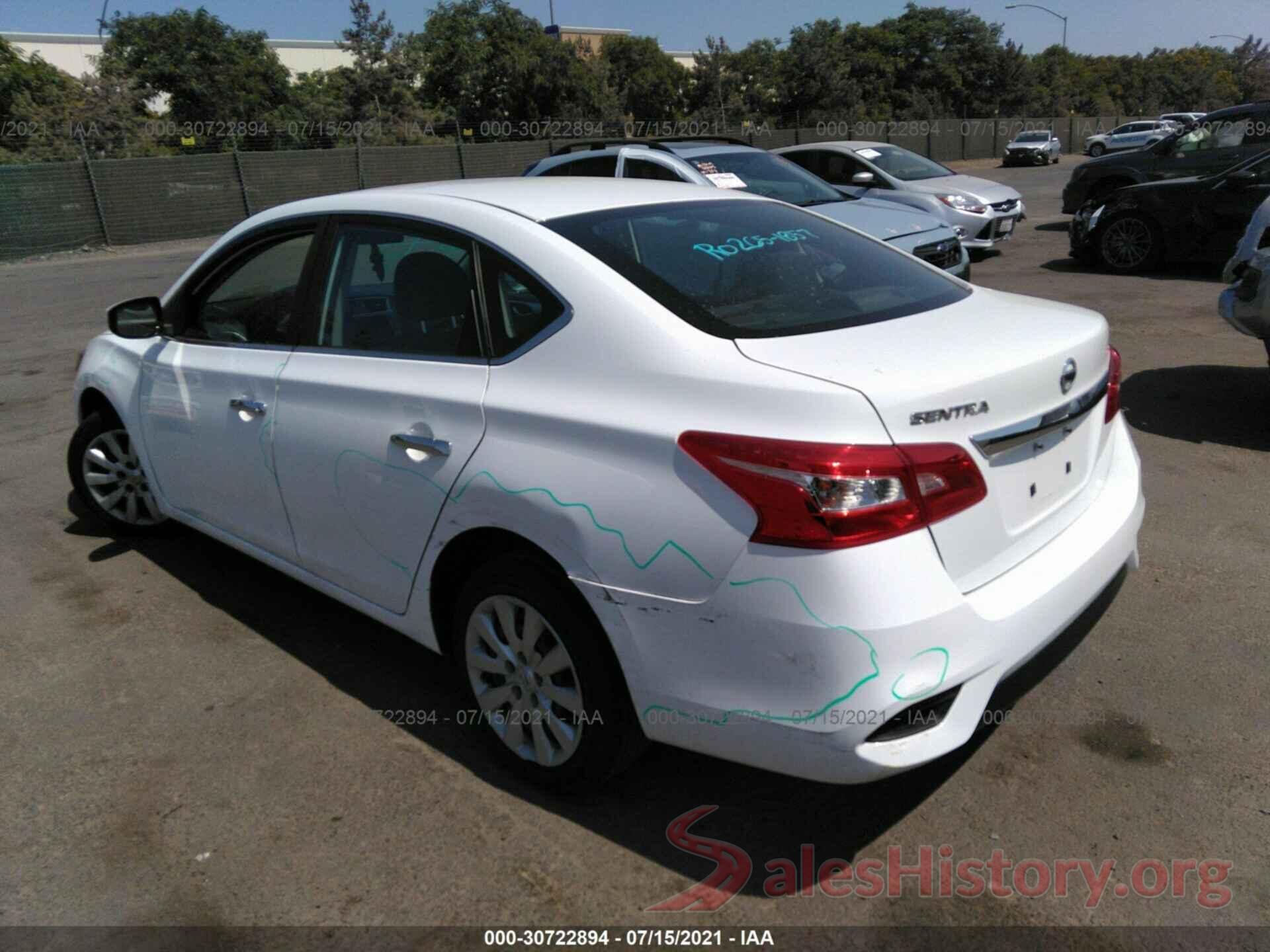 3N1AB7AP6GY268301 2016 NISSAN SENTRA