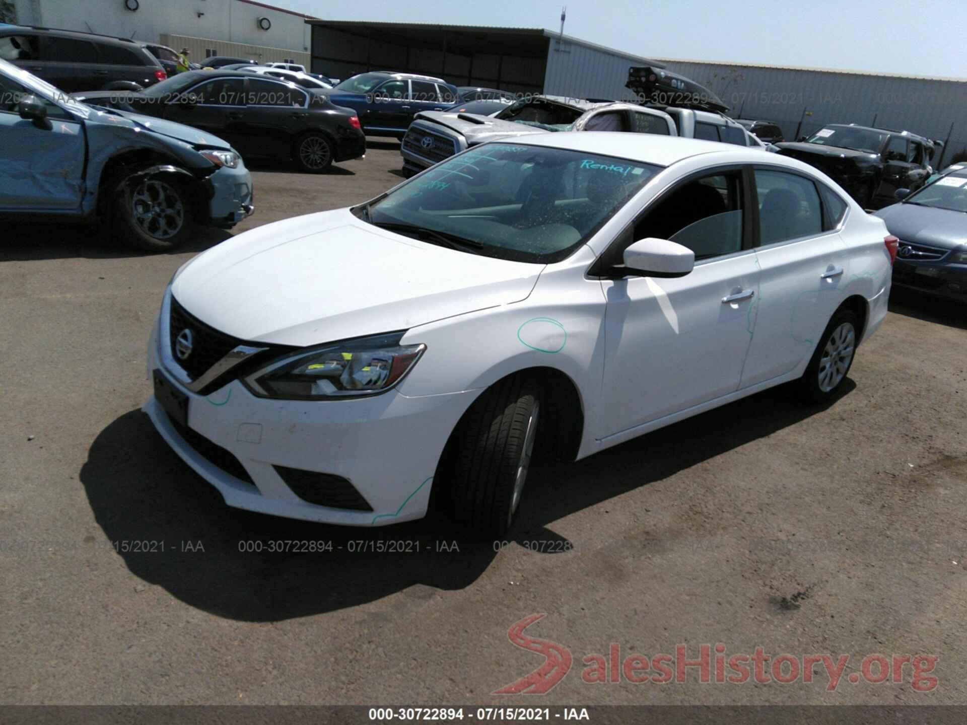 3N1AB7AP6GY268301 2016 NISSAN SENTRA