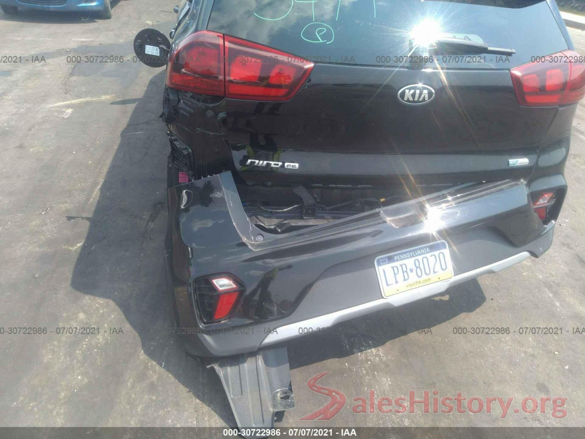 KNDCB3LC7L5362445 2020 KIA NIRO