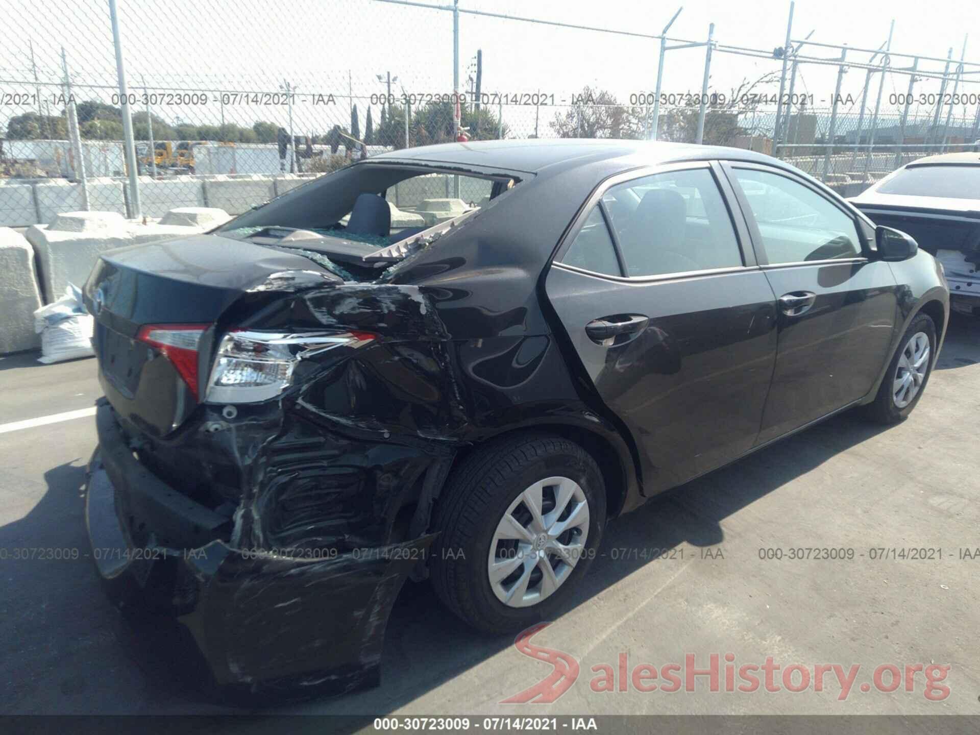 5YFBURHE9GP509070 2016 TOYOTA COROLLA