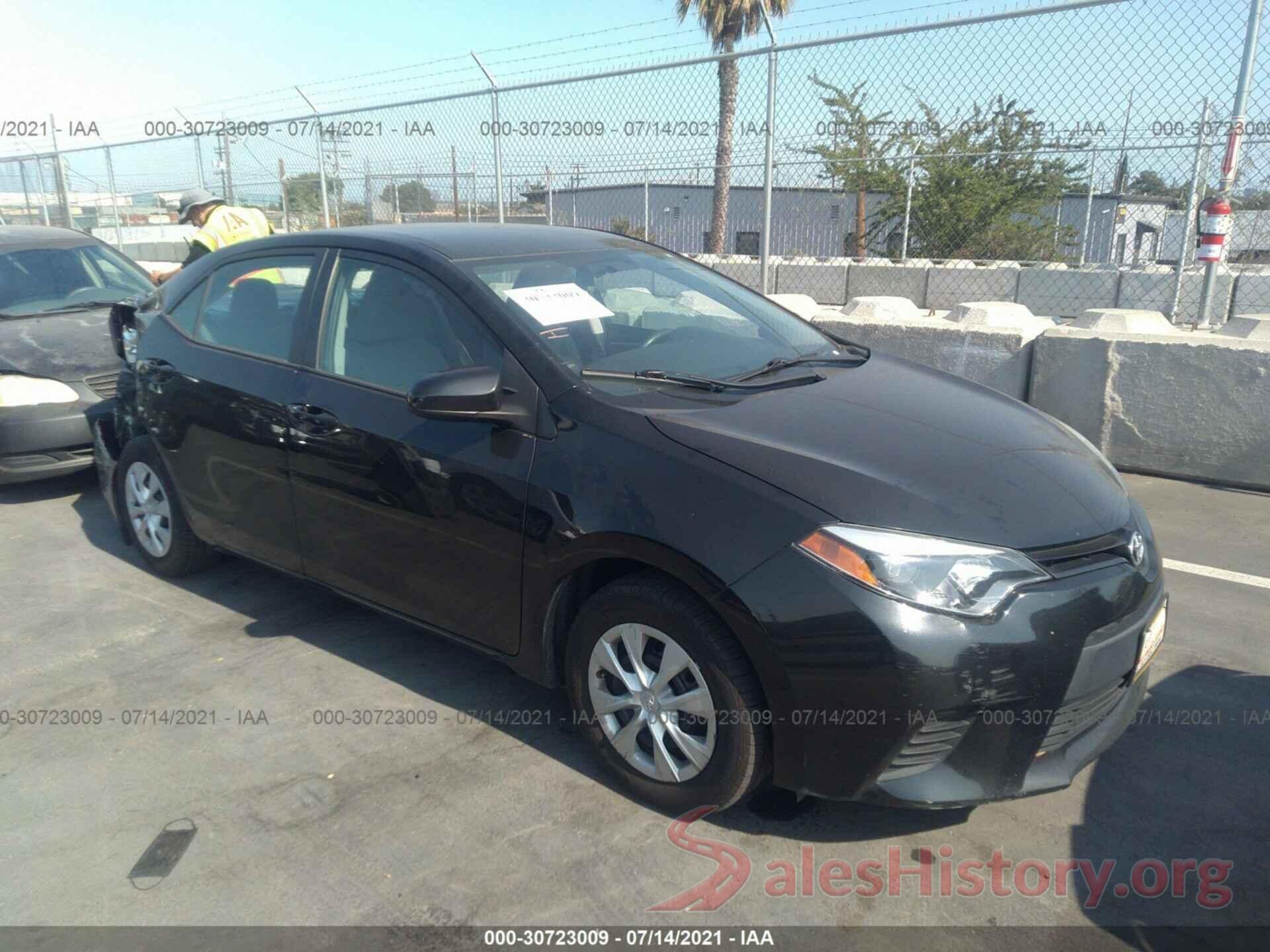 5YFBURHE9GP509070 2016 TOYOTA COROLLA