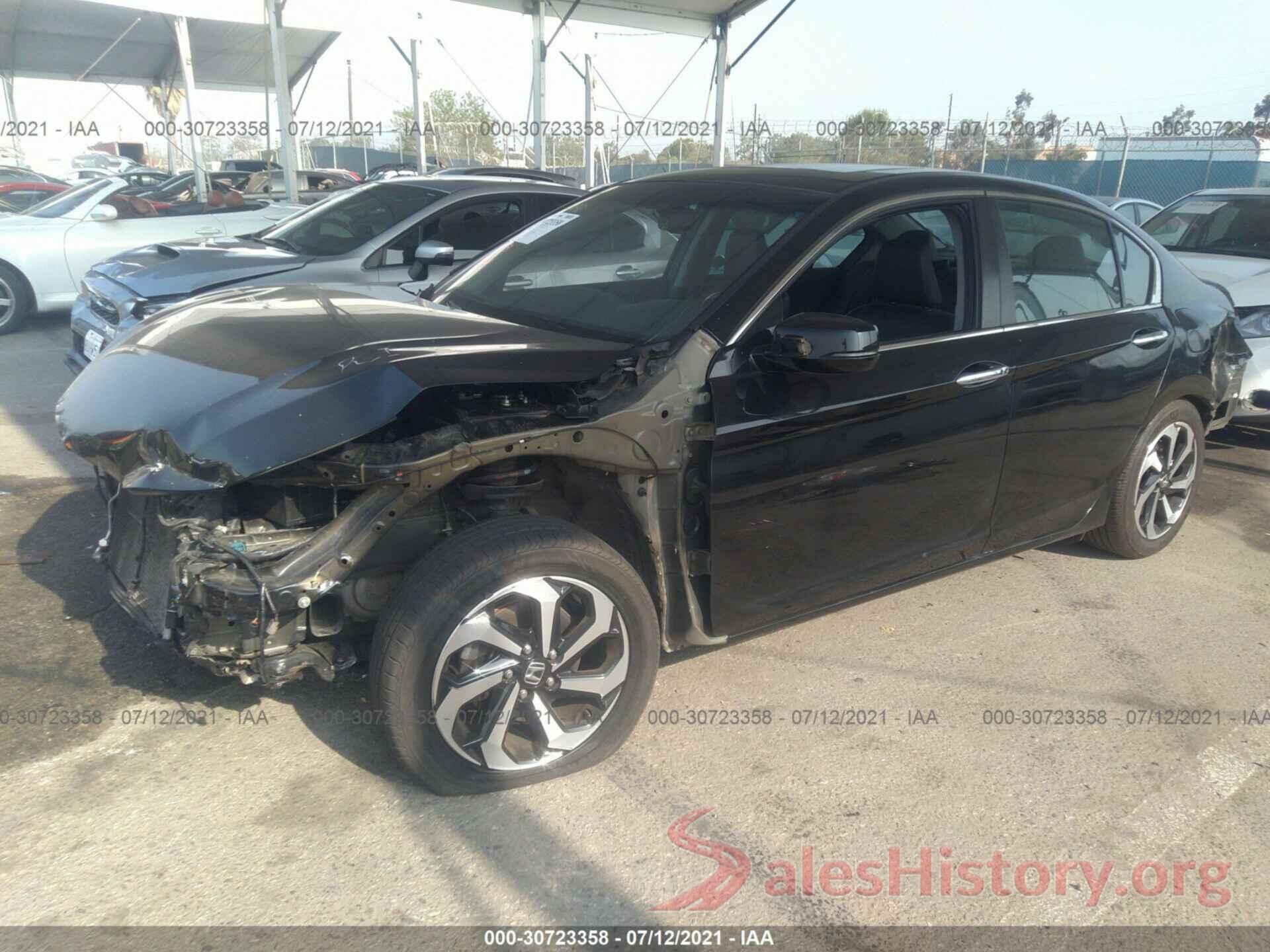 1HGCR2F80GA037115 2016 HONDA ACCORD SEDAN