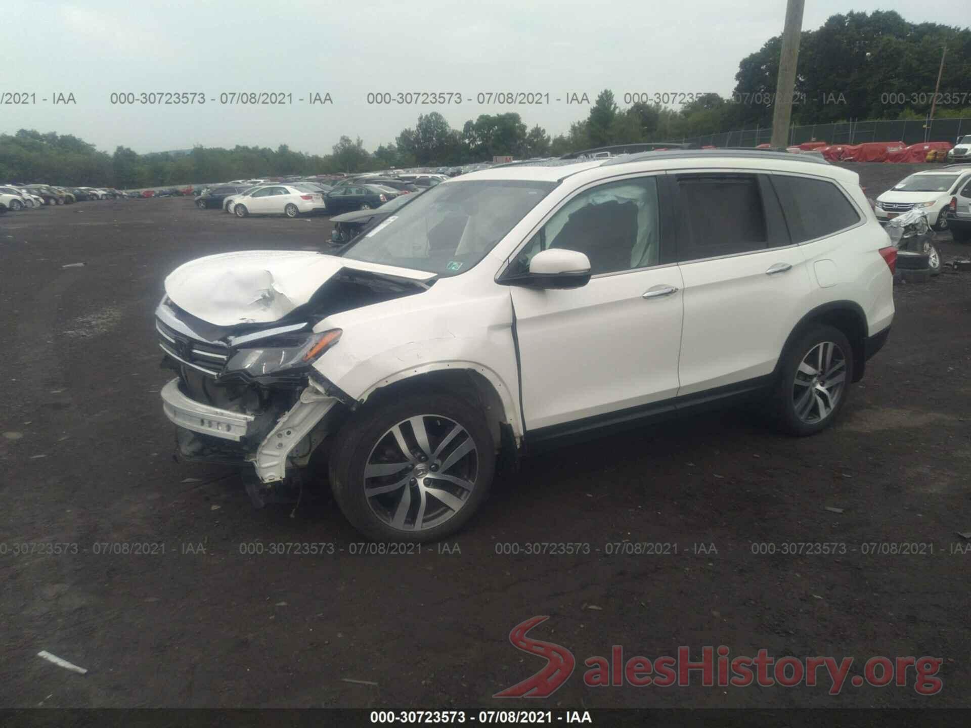 5FNYF6H04GB100445 2016 HONDA PILOT