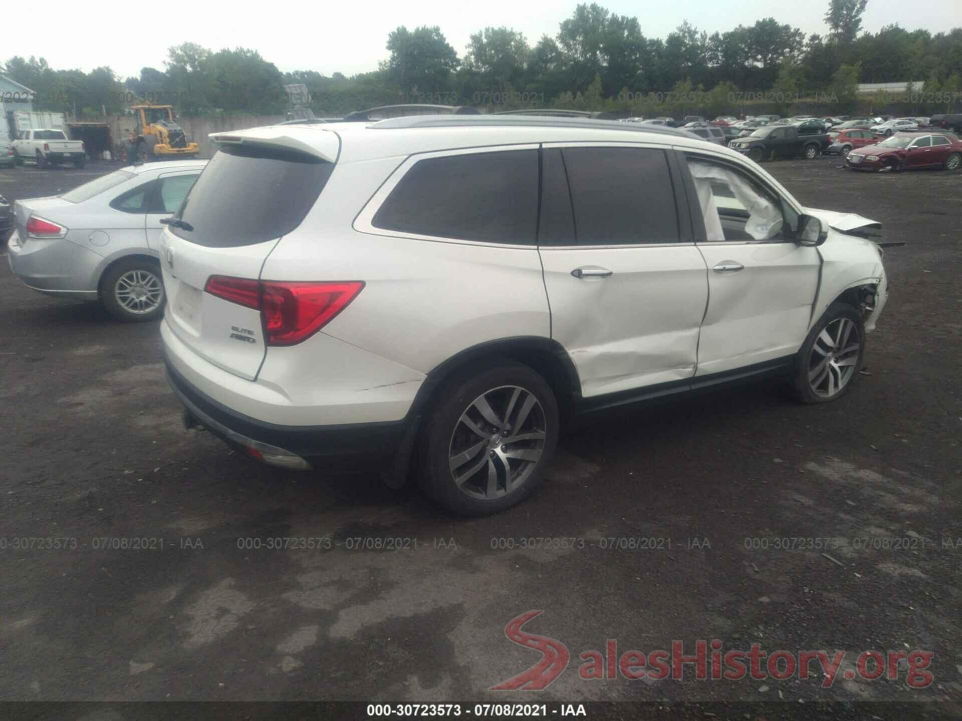 5FNYF6H04GB100445 2016 HONDA PILOT