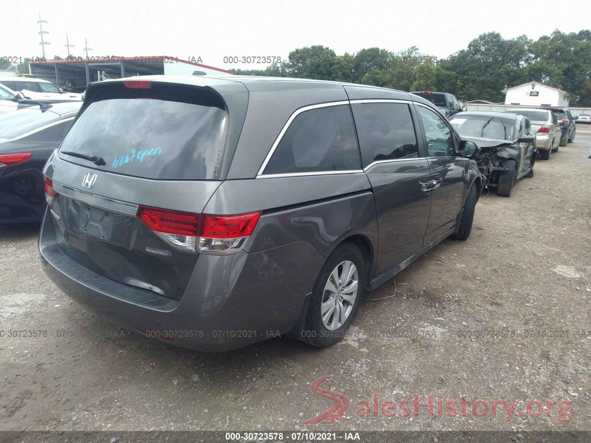 5FNRL5H64GB159376 2016 HONDA ODYSSEY