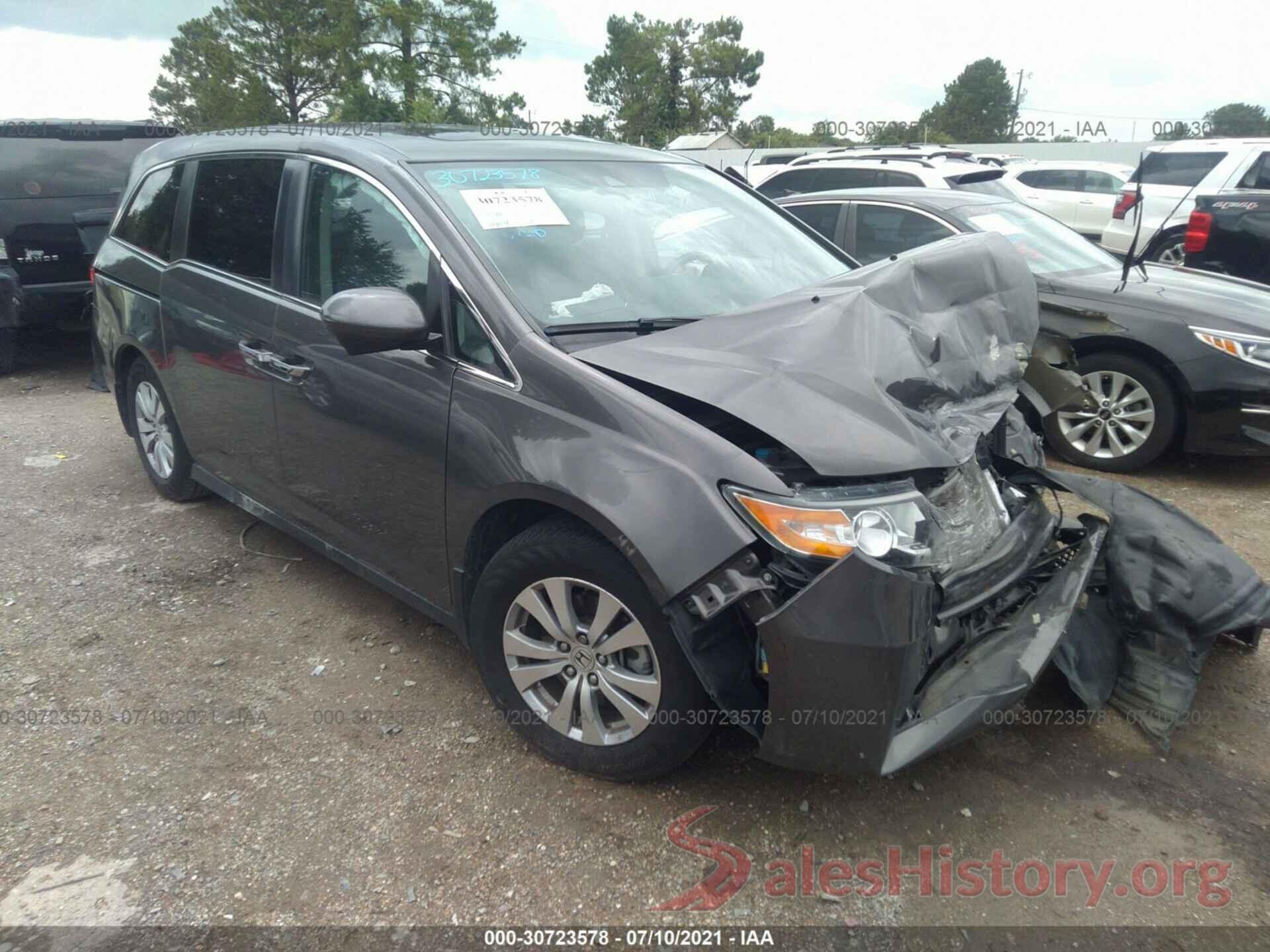 5FNRL5H64GB159376 2016 HONDA ODYSSEY