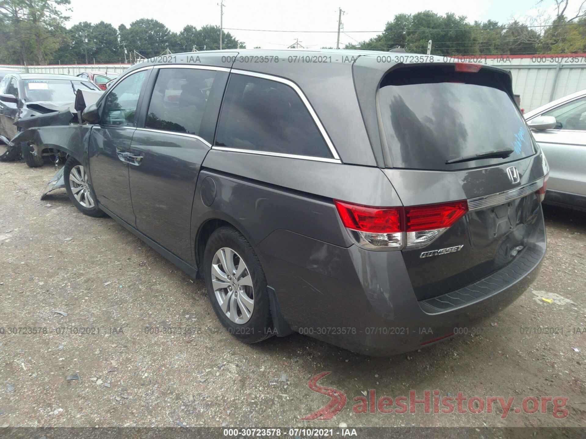 5FNRL5H64GB159376 2016 HONDA ODYSSEY