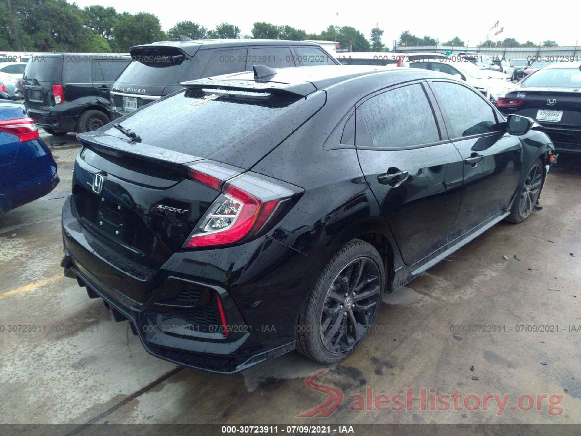 SHHFK7H41LU224323 2020 HONDA CIVIC HATCHBACK