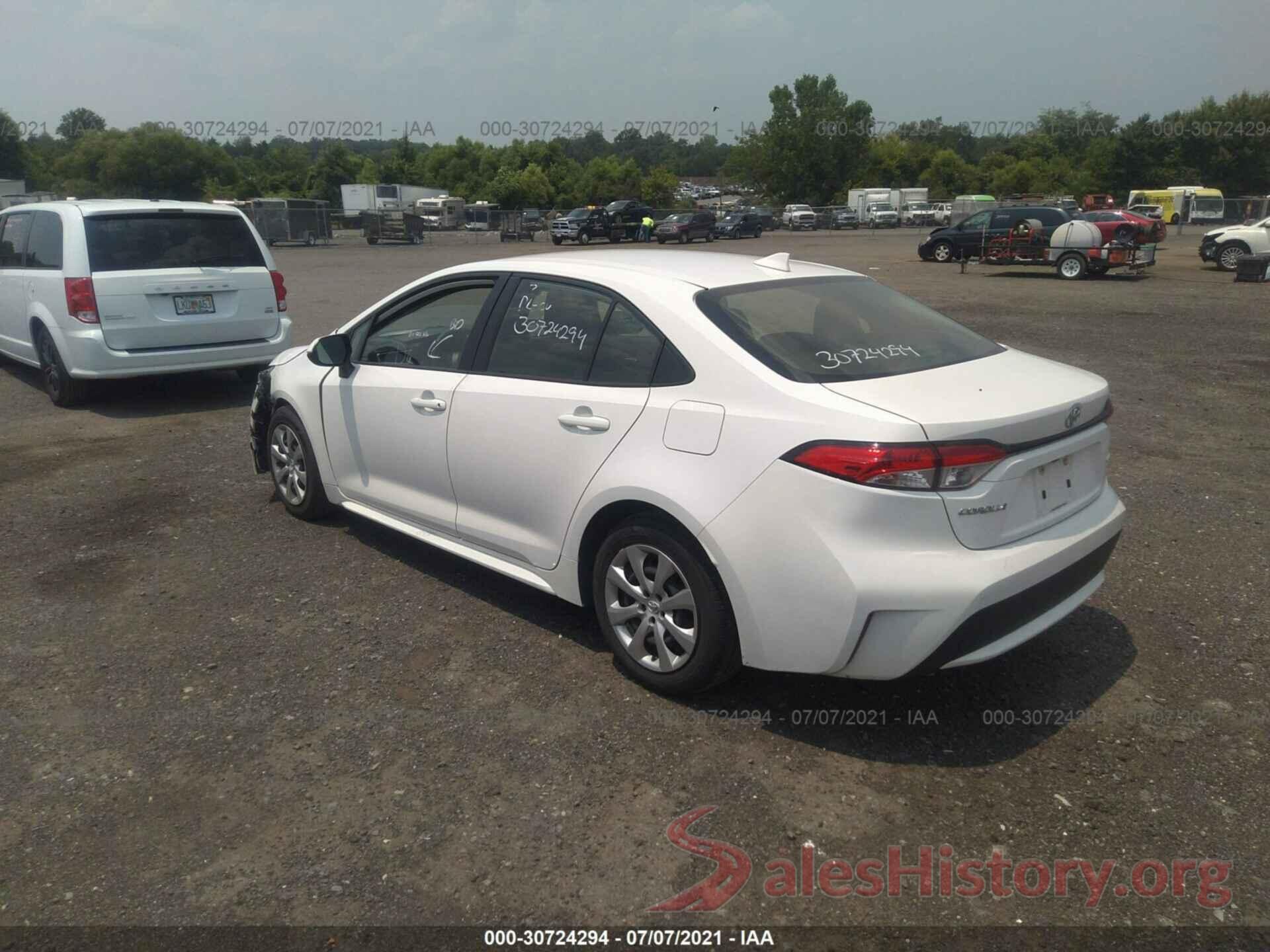 JTDEPRAE0LJ088742 2020 TOYOTA COROLLA