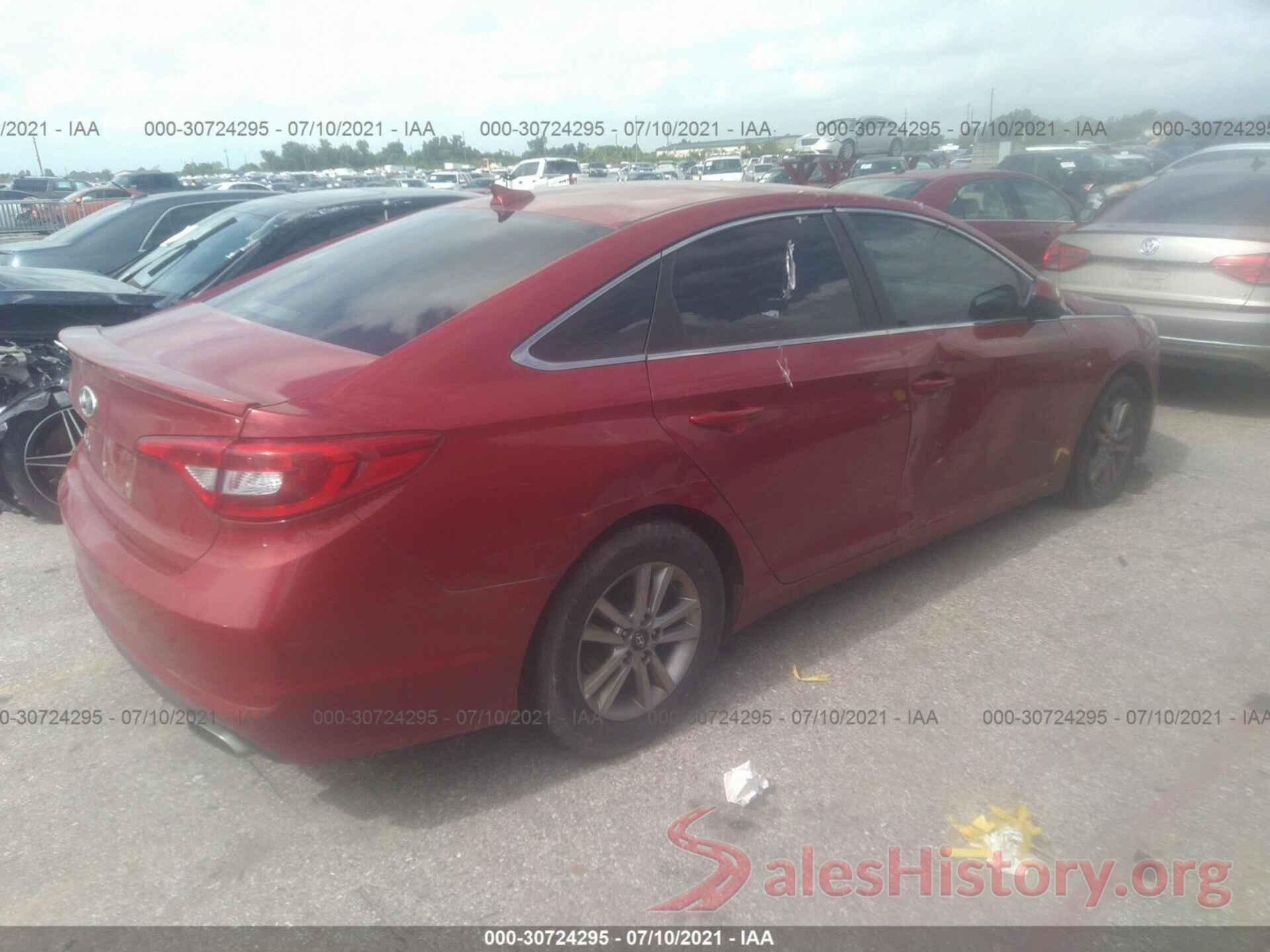 5NPE24AF1HH558836 2017 HYUNDAI SONATA