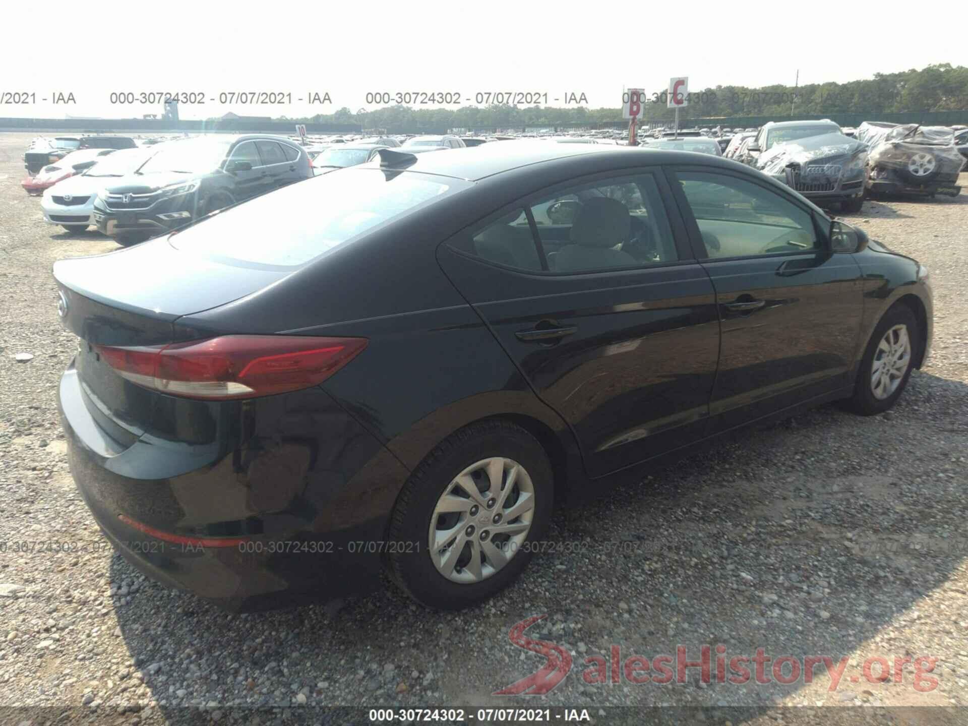 KMHD74LF8HU161846 2017 HYUNDAI ELANTRA