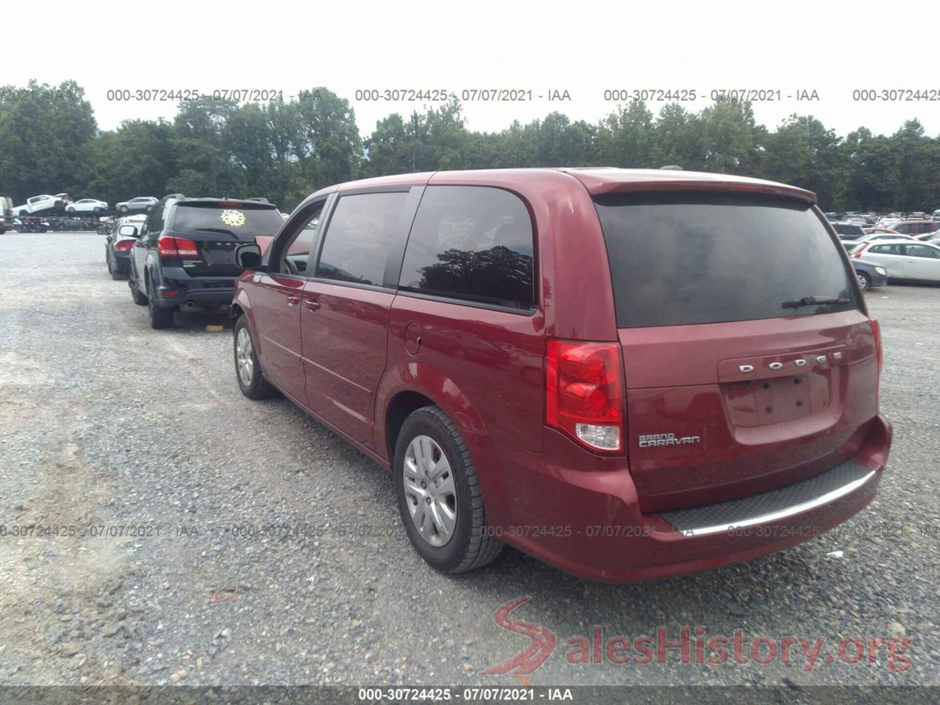 2C4RDGBG0GR236520 2016 DODGE GRAND CARAVAN