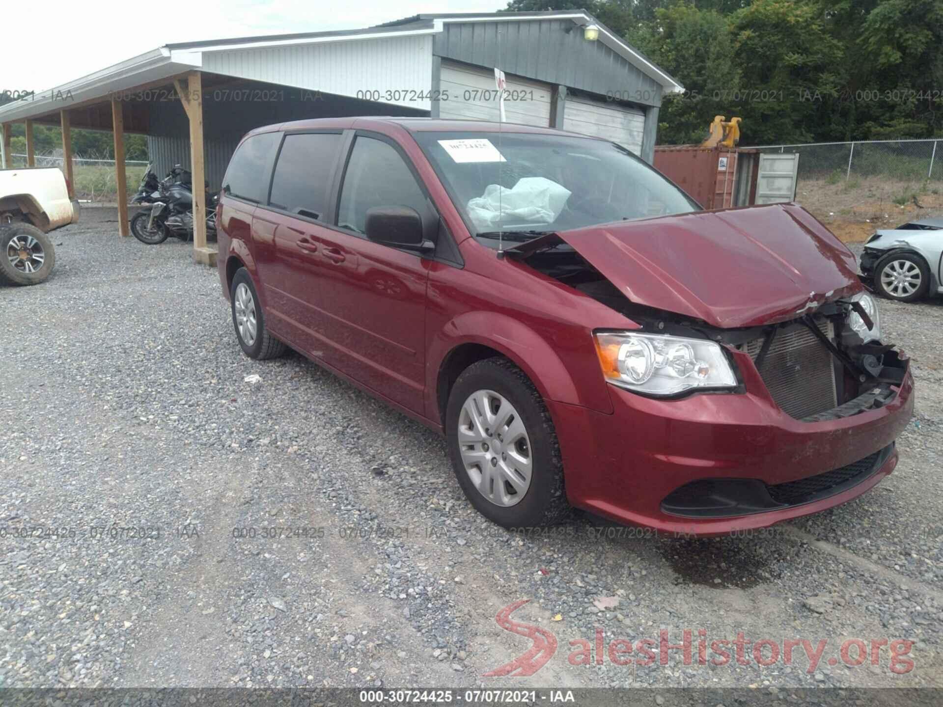 2C4RDGBG0GR236520 2016 DODGE GRAND CARAVAN