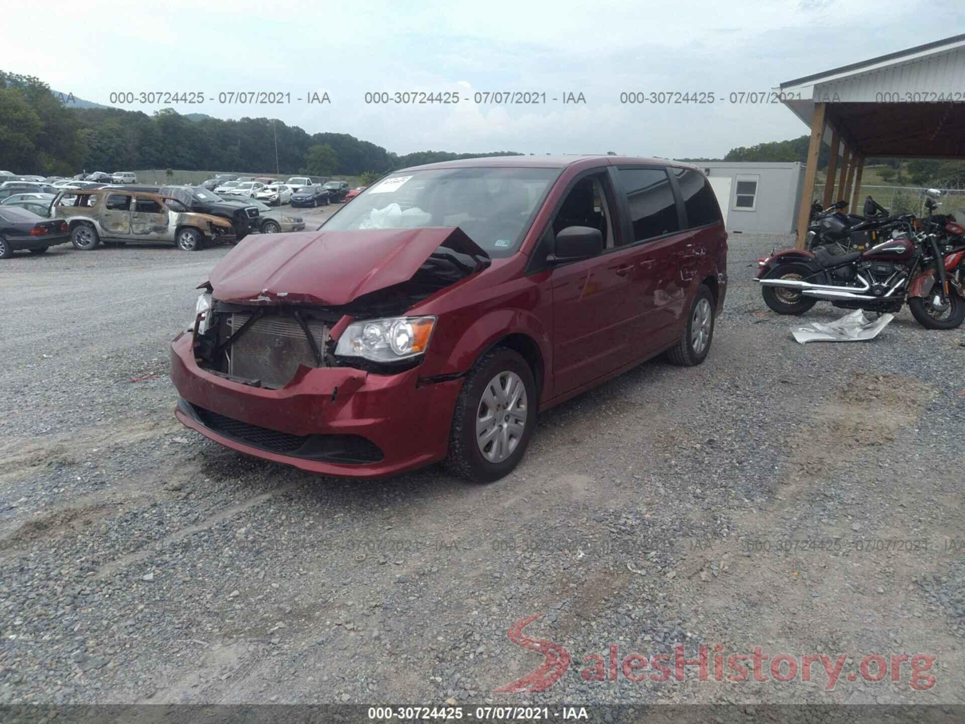 2C4RDGBG0GR236520 2016 DODGE GRAND CARAVAN