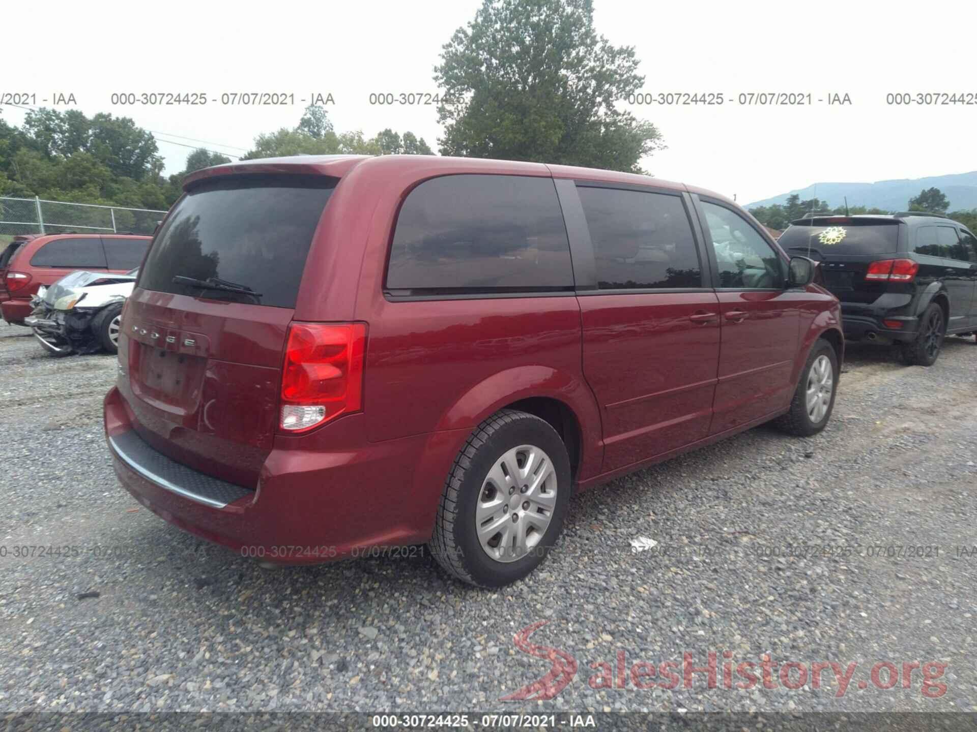 2C4RDGBG0GR236520 2016 DODGE GRAND CARAVAN