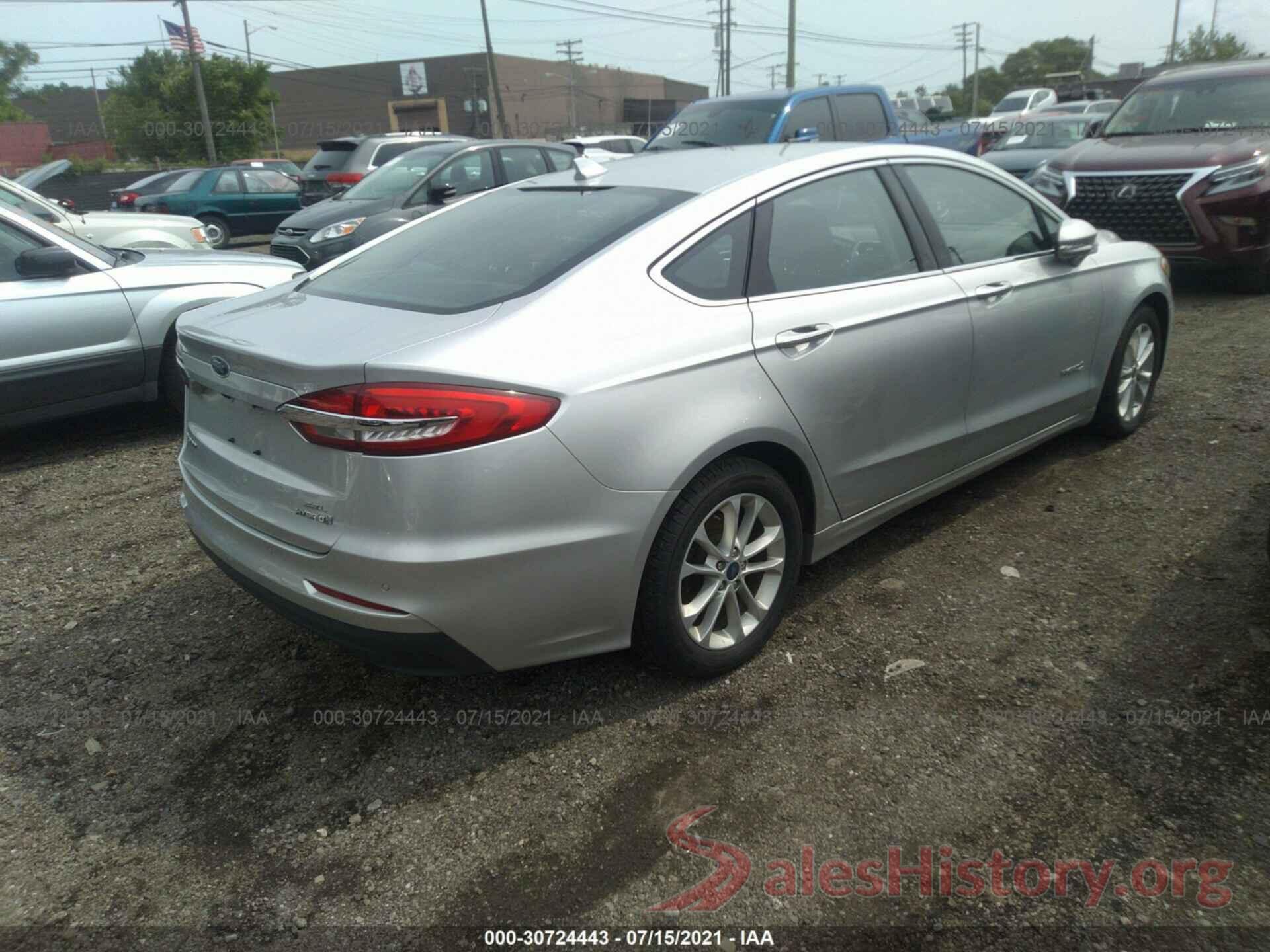 3FA6P0MU0KR139508 2019 FORD FUSION HYBRID