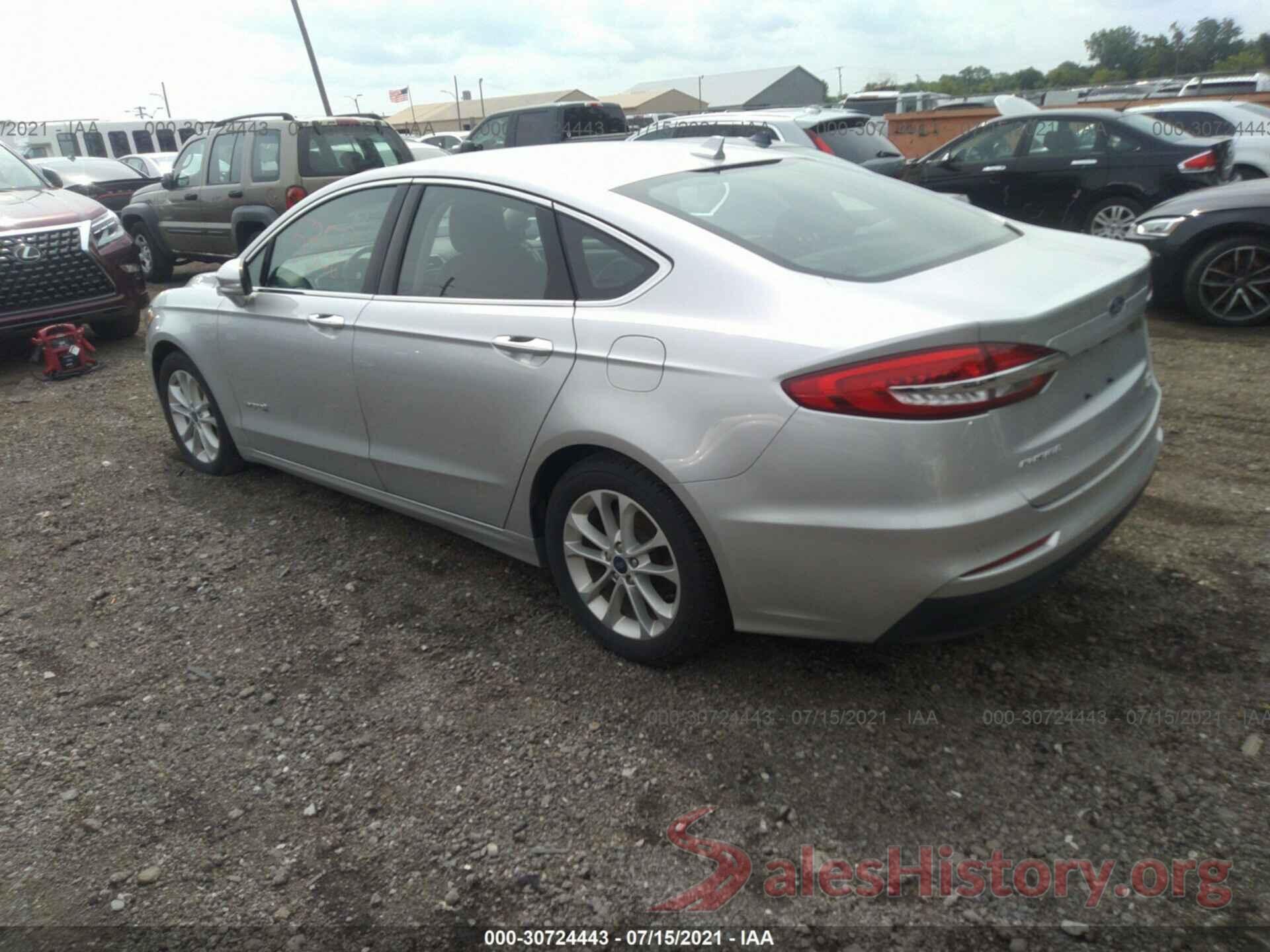 3FA6P0MU0KR139508 2019 FORD FUSION HYBRID