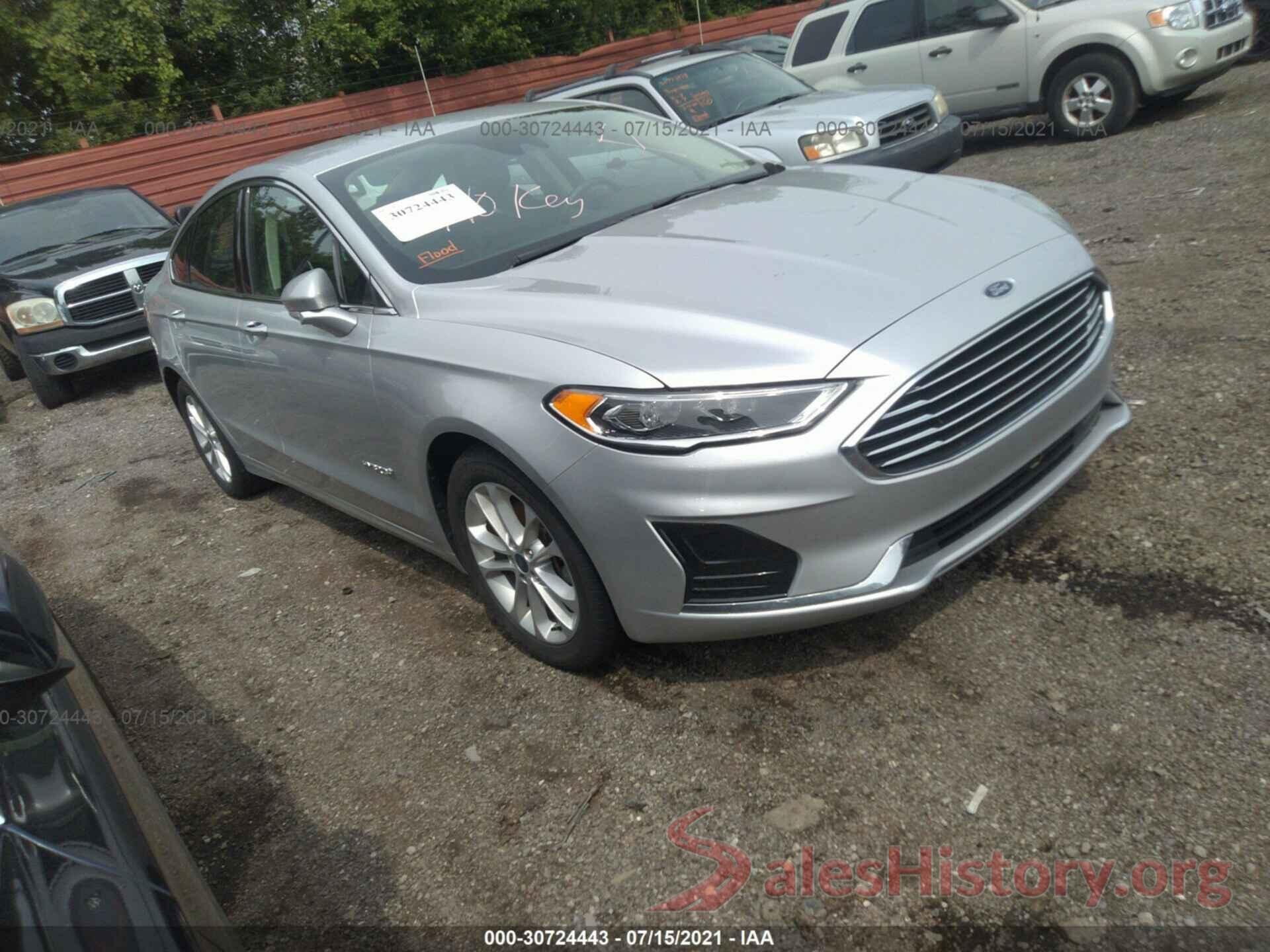 3FA6P0MU0KR139508 2019 FORD FUSION HYBRID