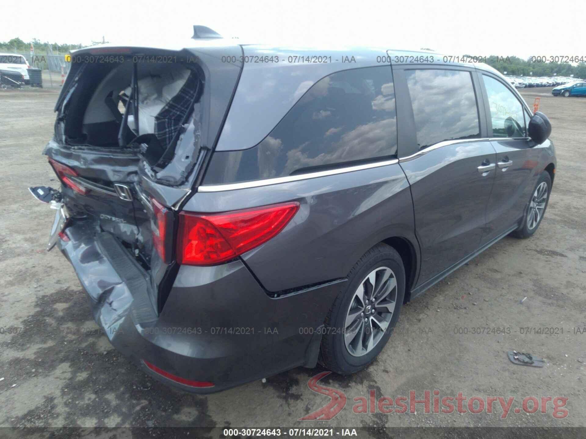 5FNRL6H75NB007201 2022 HONDA ODYSSEY