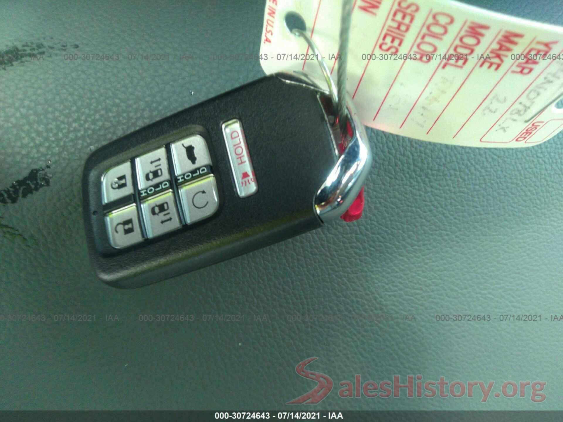 5FNRL6H75NB007201 2022 HONDA ODYSSEY