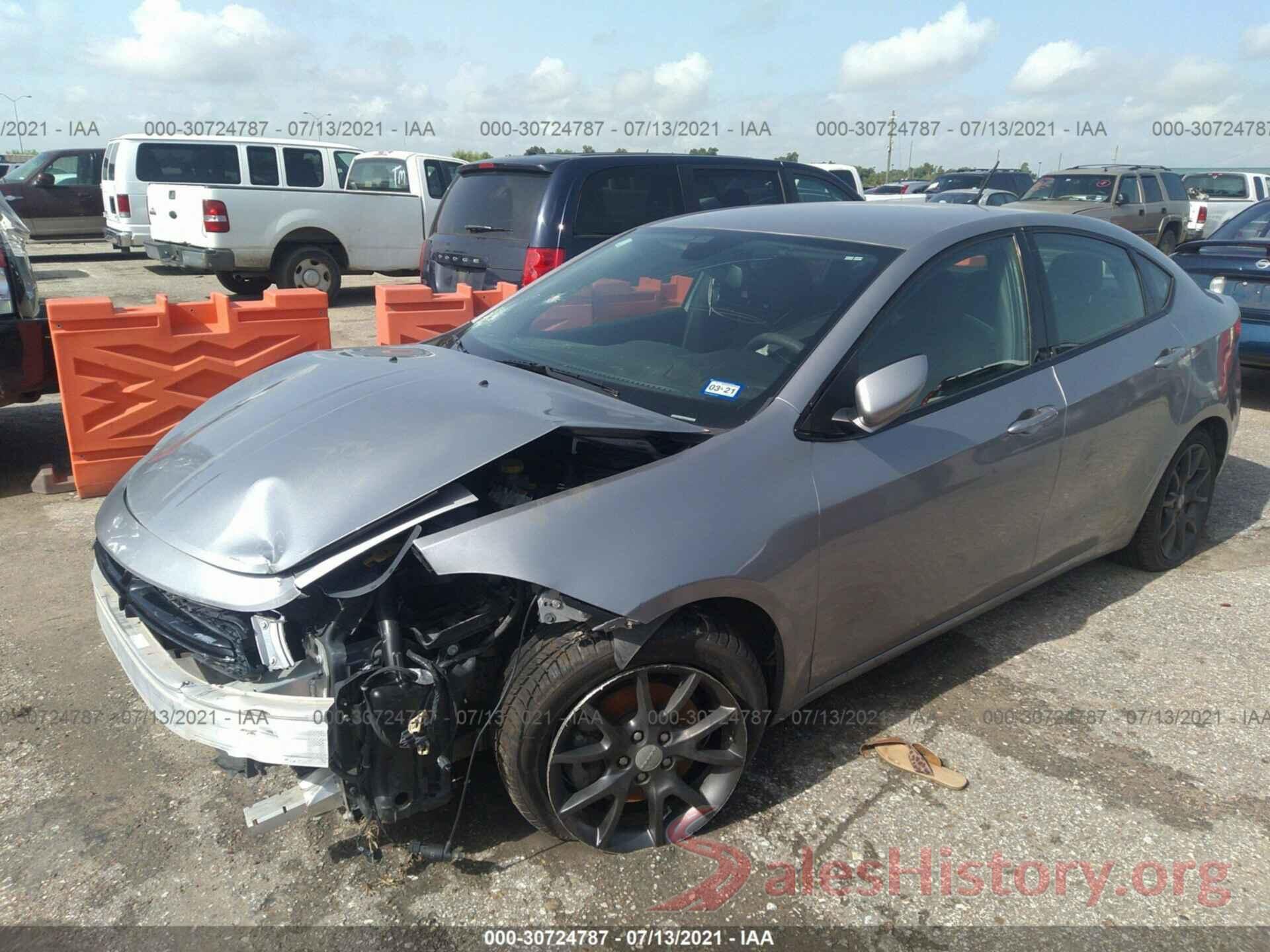 1C3CDFAA5GD541001 2016 DODGE DART