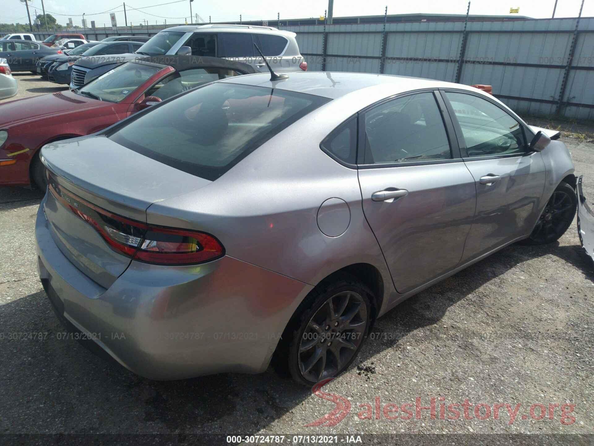 1C3CDFAA5GD541001 2016 DODGE DART