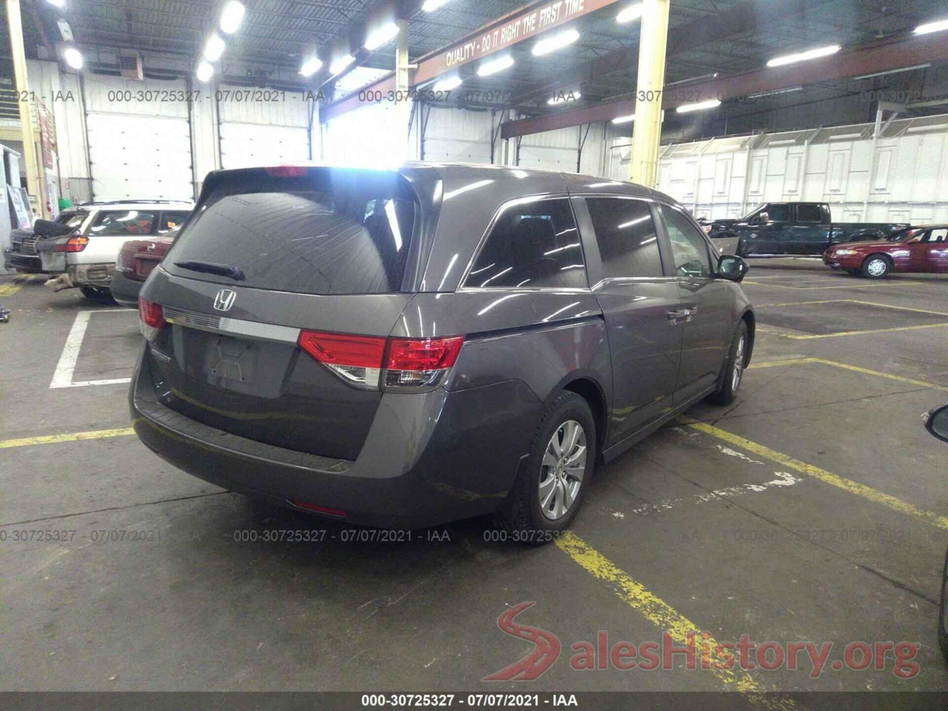 5FNRL5H6XGB012074 2016 HONDA ODYSSEY