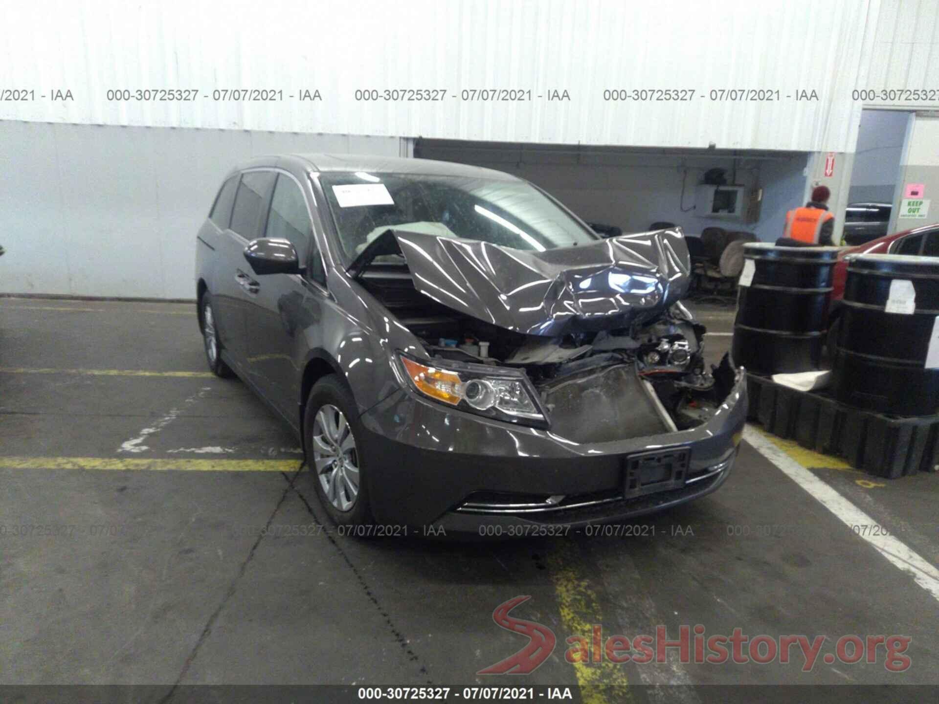 5FNRL5H6XGB012074 2016 HONDA ODYSSEY