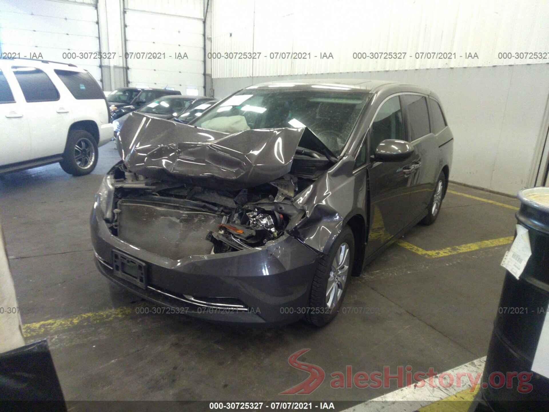 5FNRL5H6XGB012074 2016 HONDA ODYSSEY