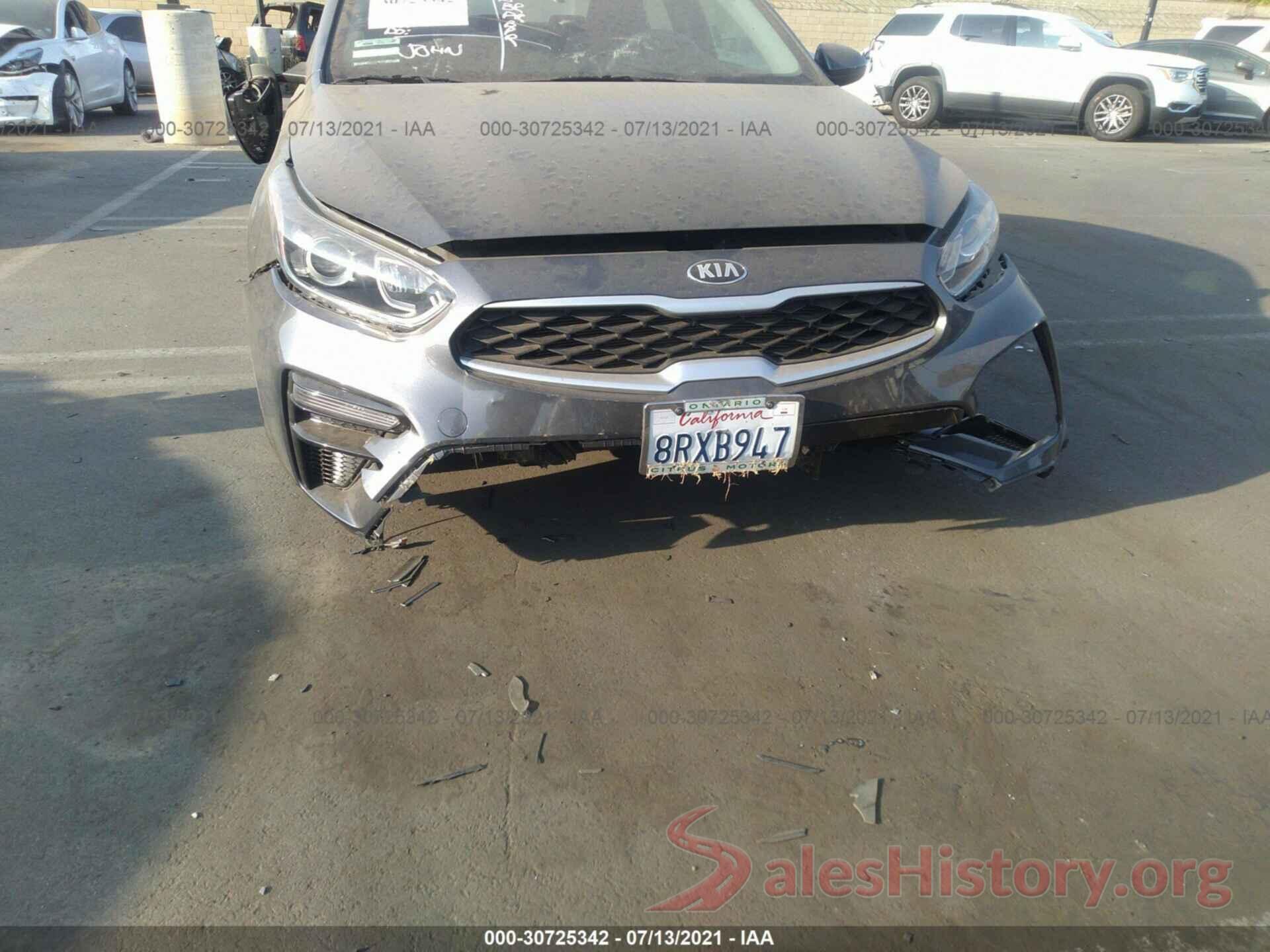 3KPF24AD9LE243542 2020 KIA FORTE