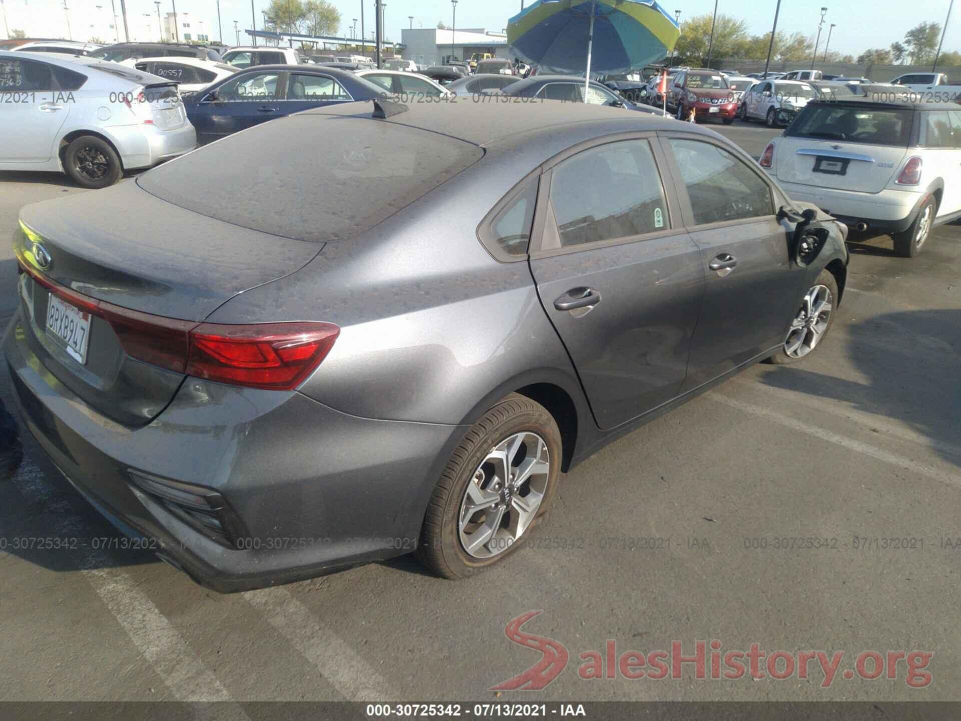 3KPF24AD9LE243542 2020 KIA FORTE