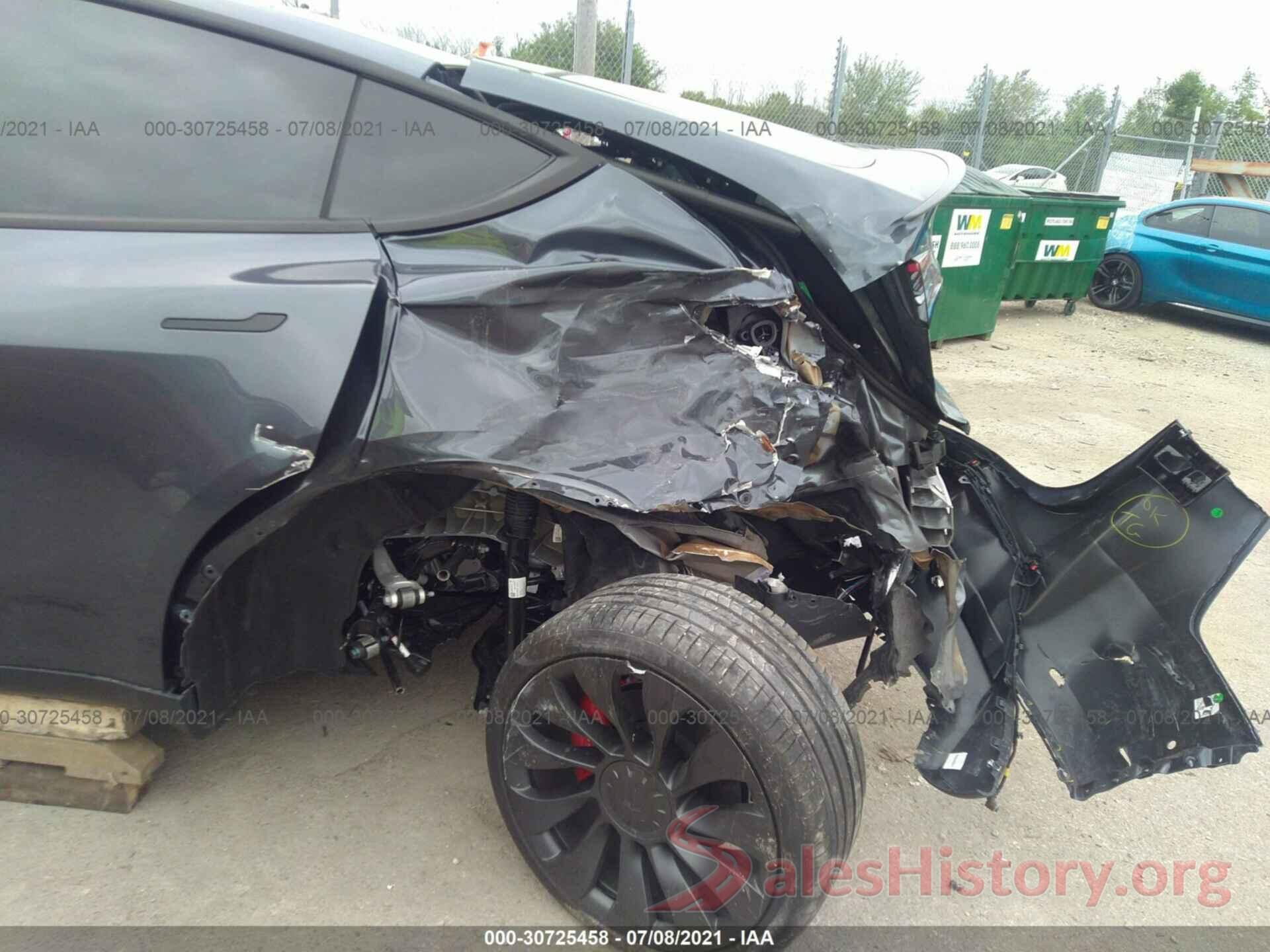 5YJYGDEF6MF201556 2021 TESLA MODEL Y