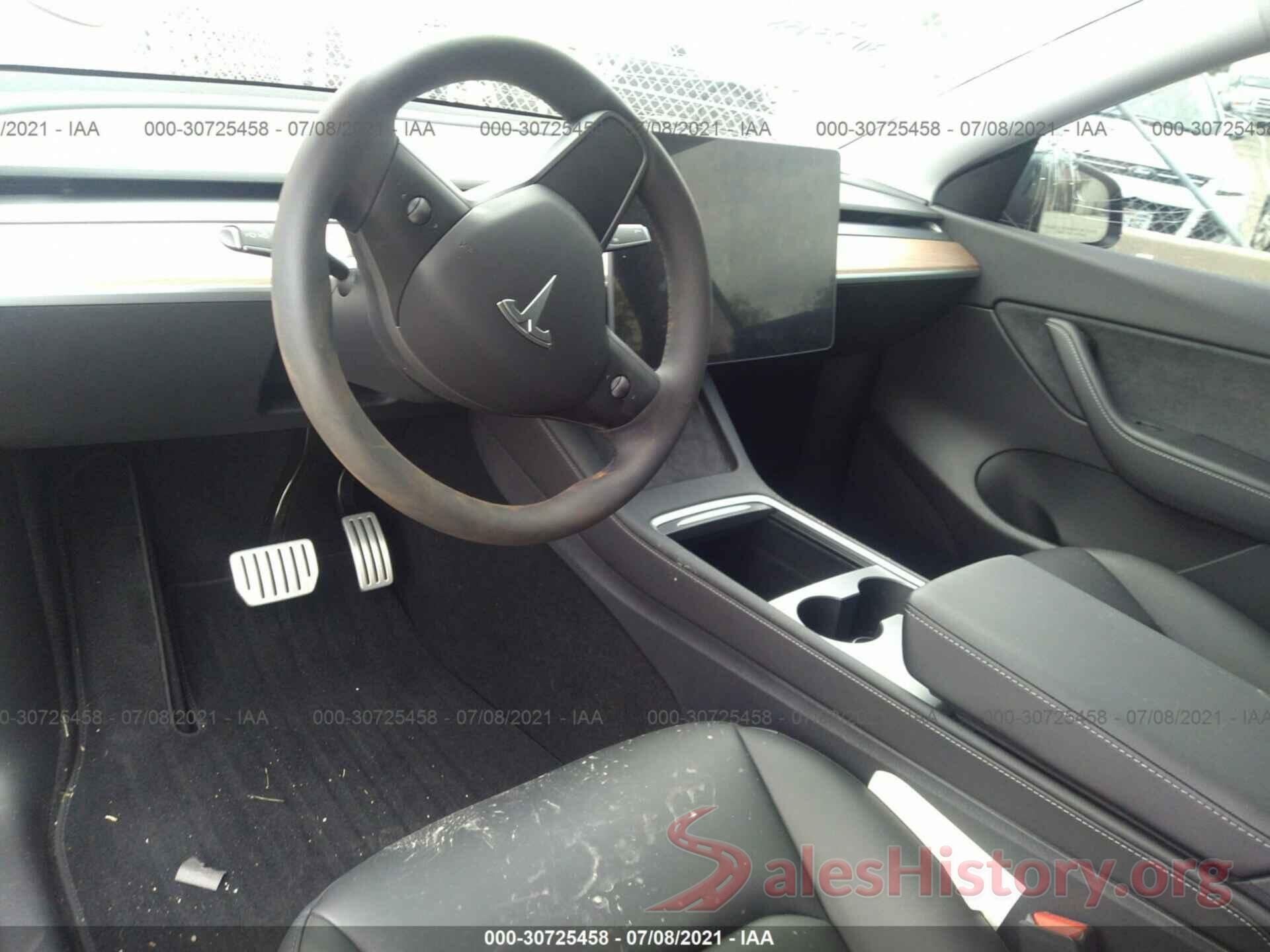 5YJYGDEF6MF201556 2021 TESLA MODEL Y