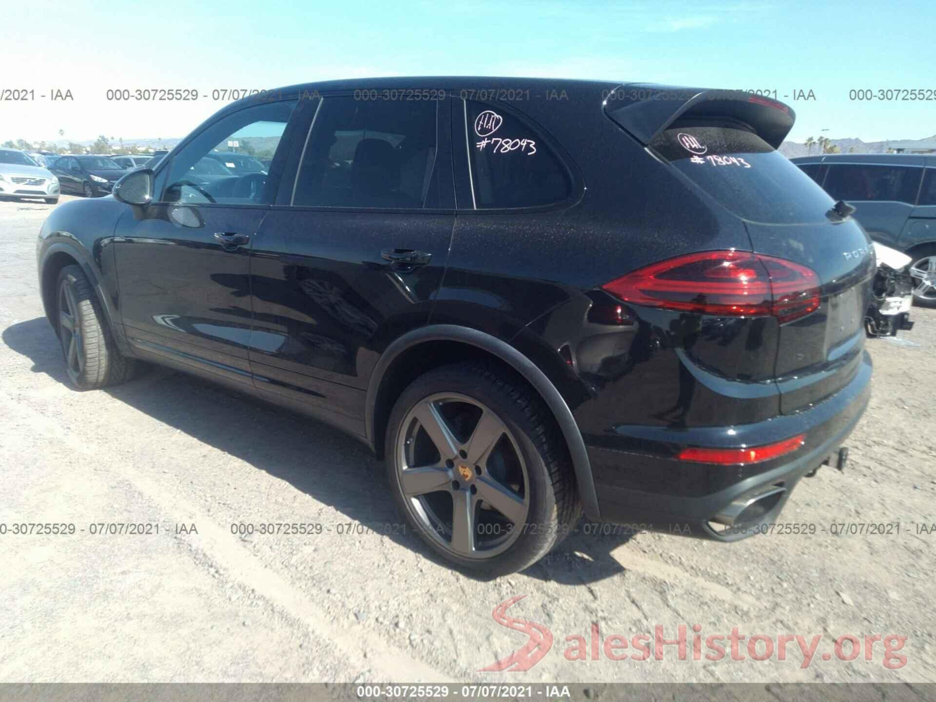 WP1AA2A2XGKA16023 2016 PORSCHE CAYENNE