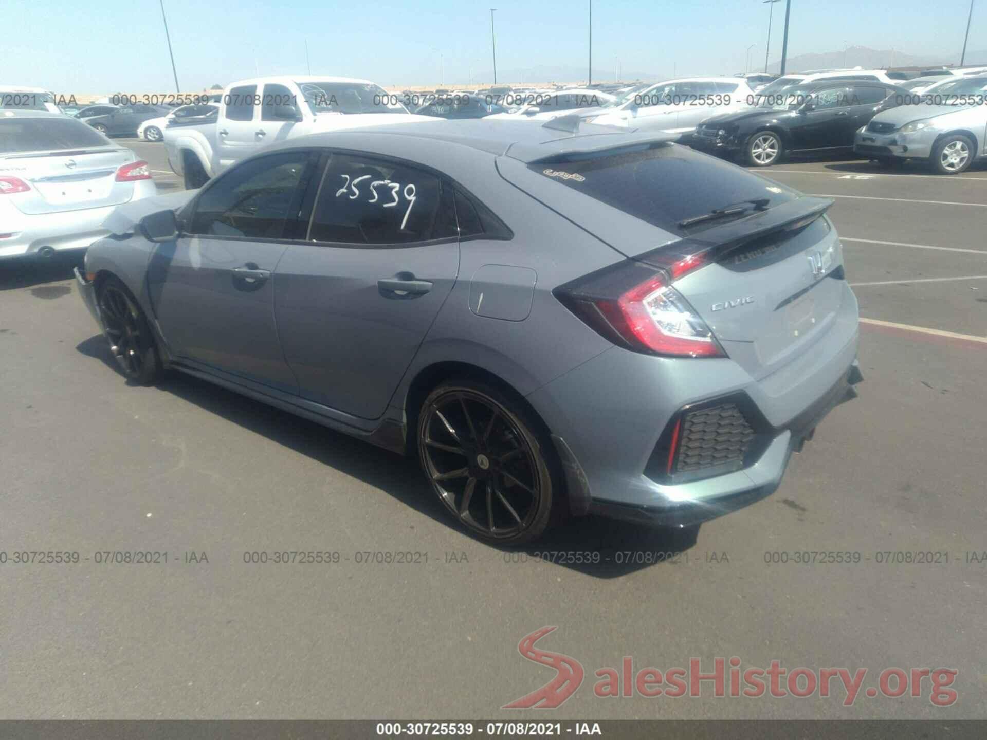 SHHFK7H47KU419227 2019 HONDA CIVIC HATCHBACK