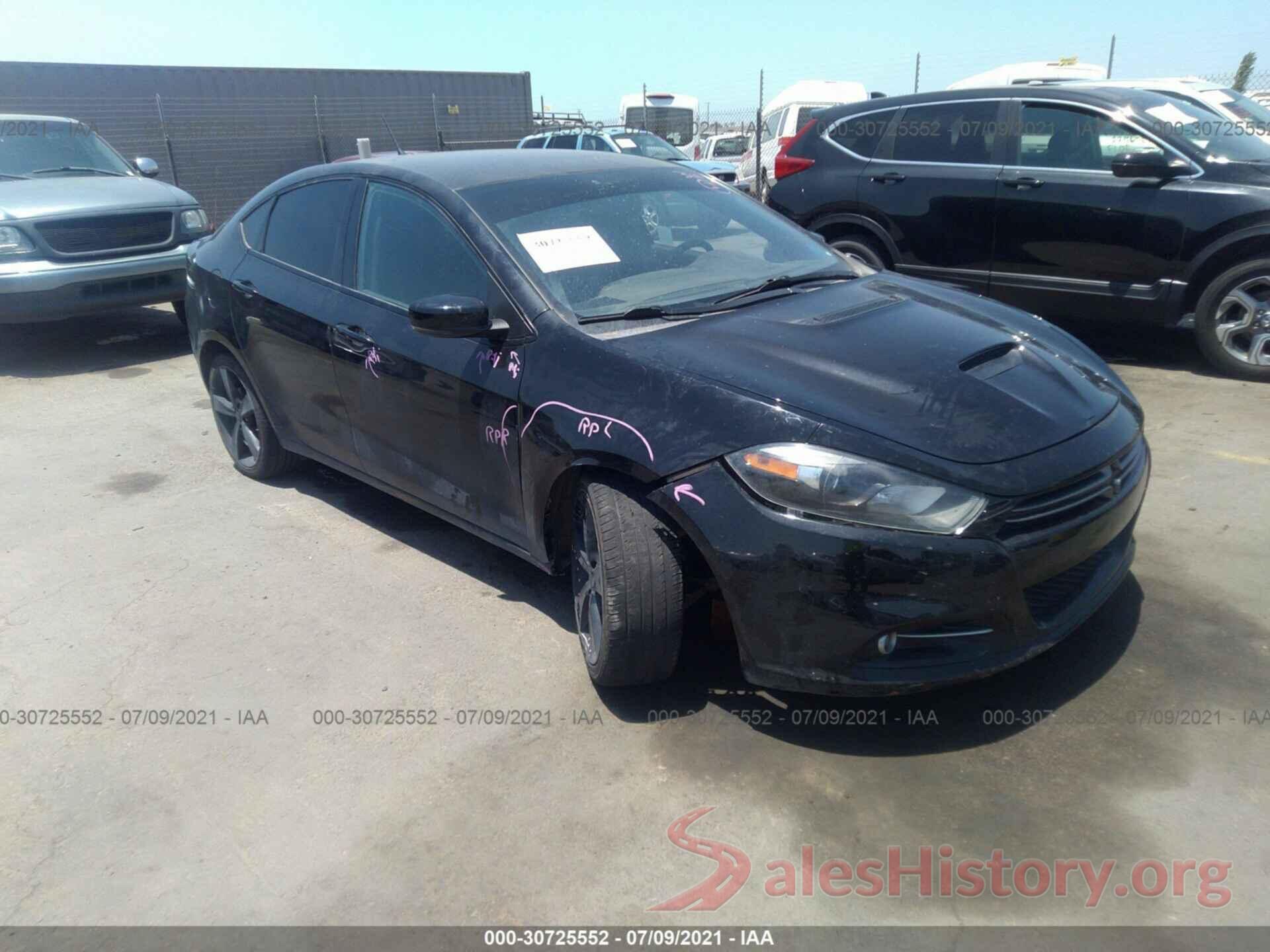 1C3CDFEB5GD577709 2016 DODGE DART