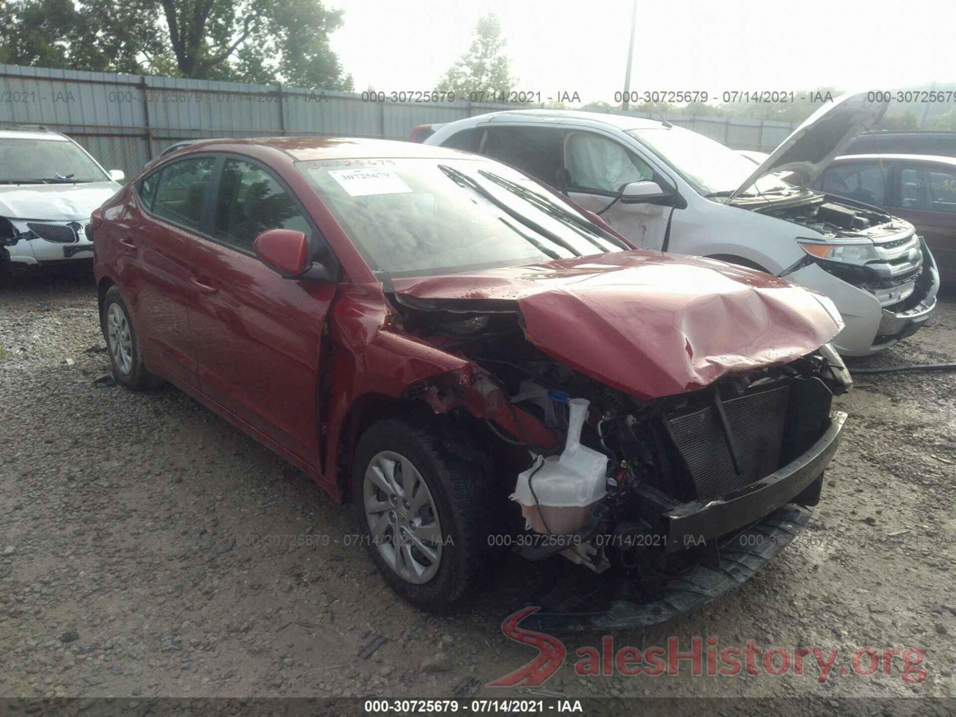 KMHD74LF0HU391820 2017 HYUNDAI ELANTRA