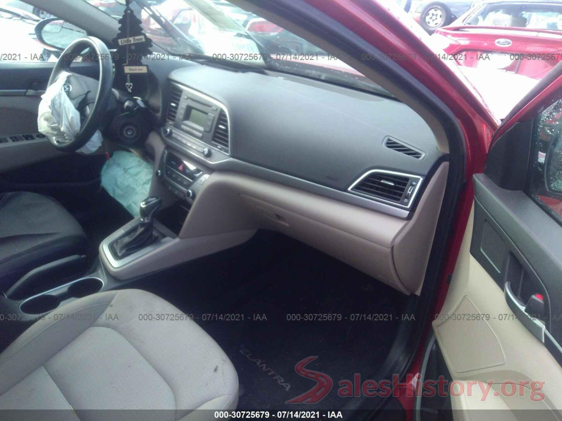 KMHD74LF0HU391820 2017 HYUNDAI ELANTRA