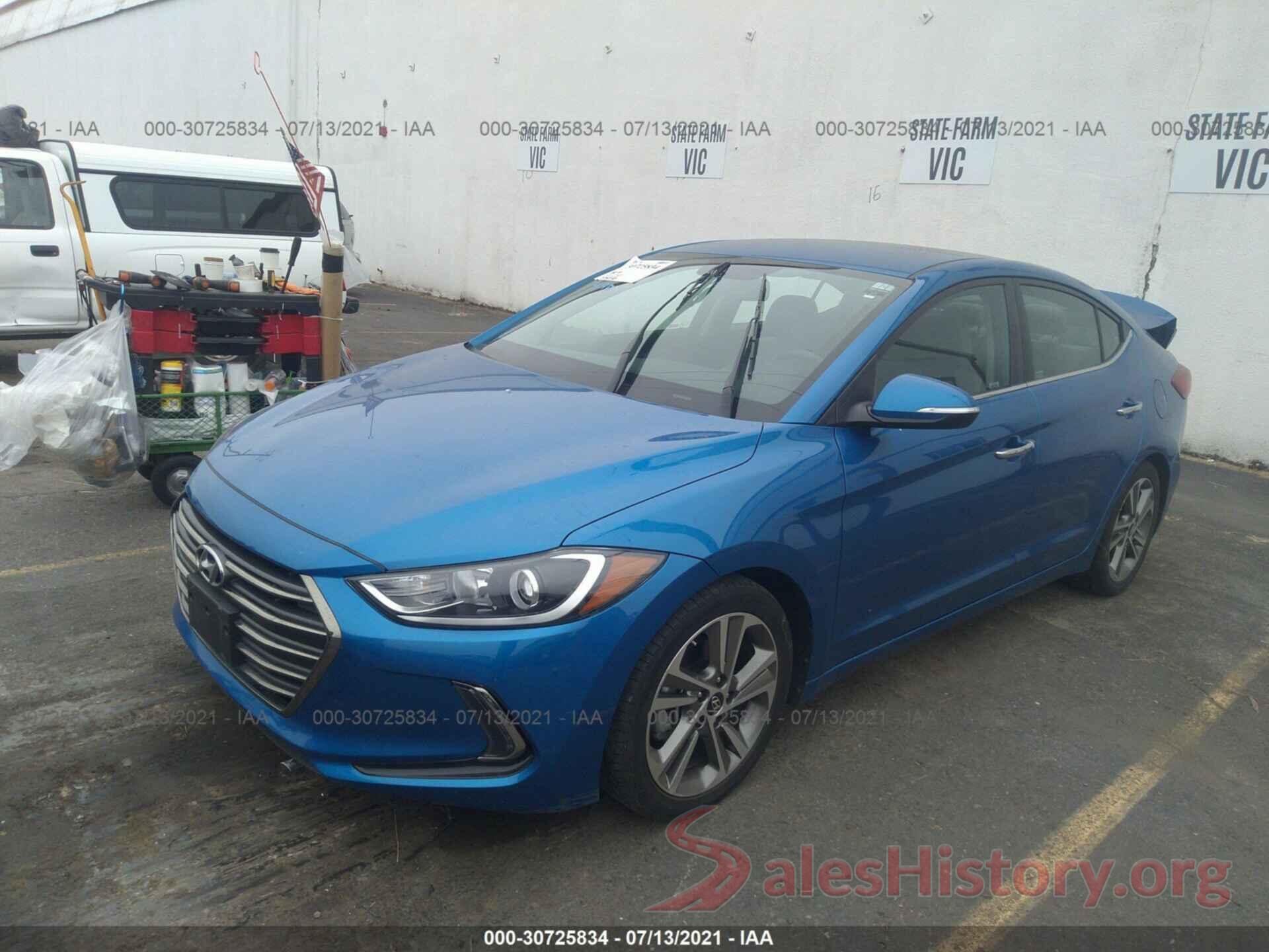 5NPD84LF9HH012843 2017 HYUNDAI ELANTRA