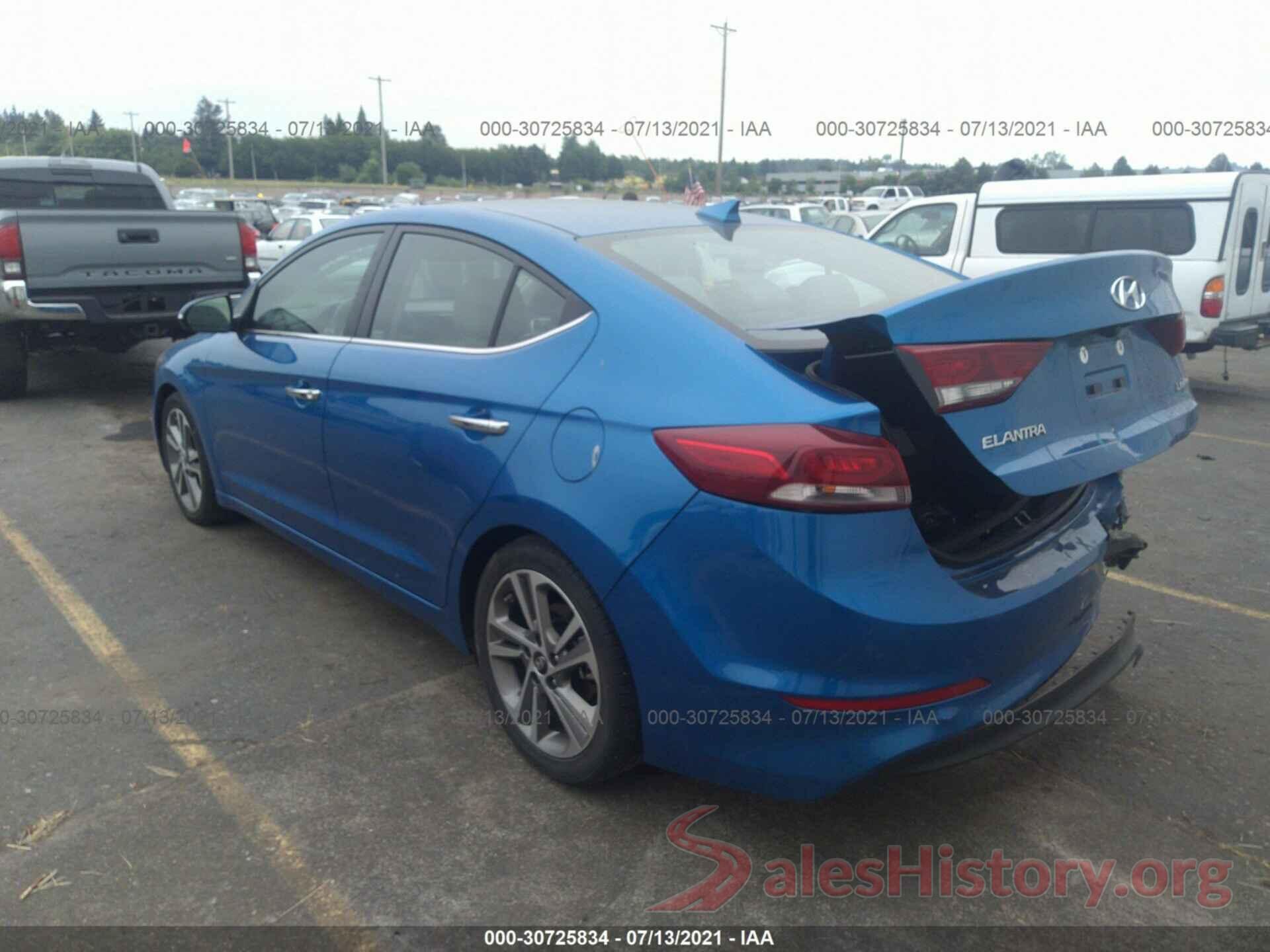 5NPD84LF9HH012843 2017 HYUNDAI ELANTRA