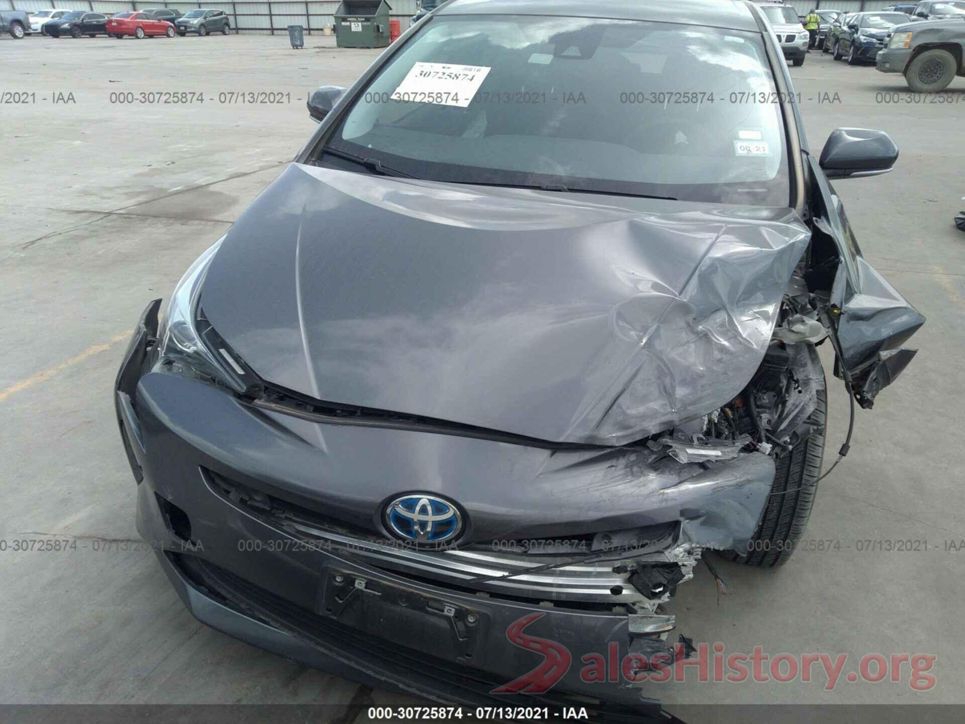 JTDKARFU2J3062780 2018 TOYOTA PRIUS